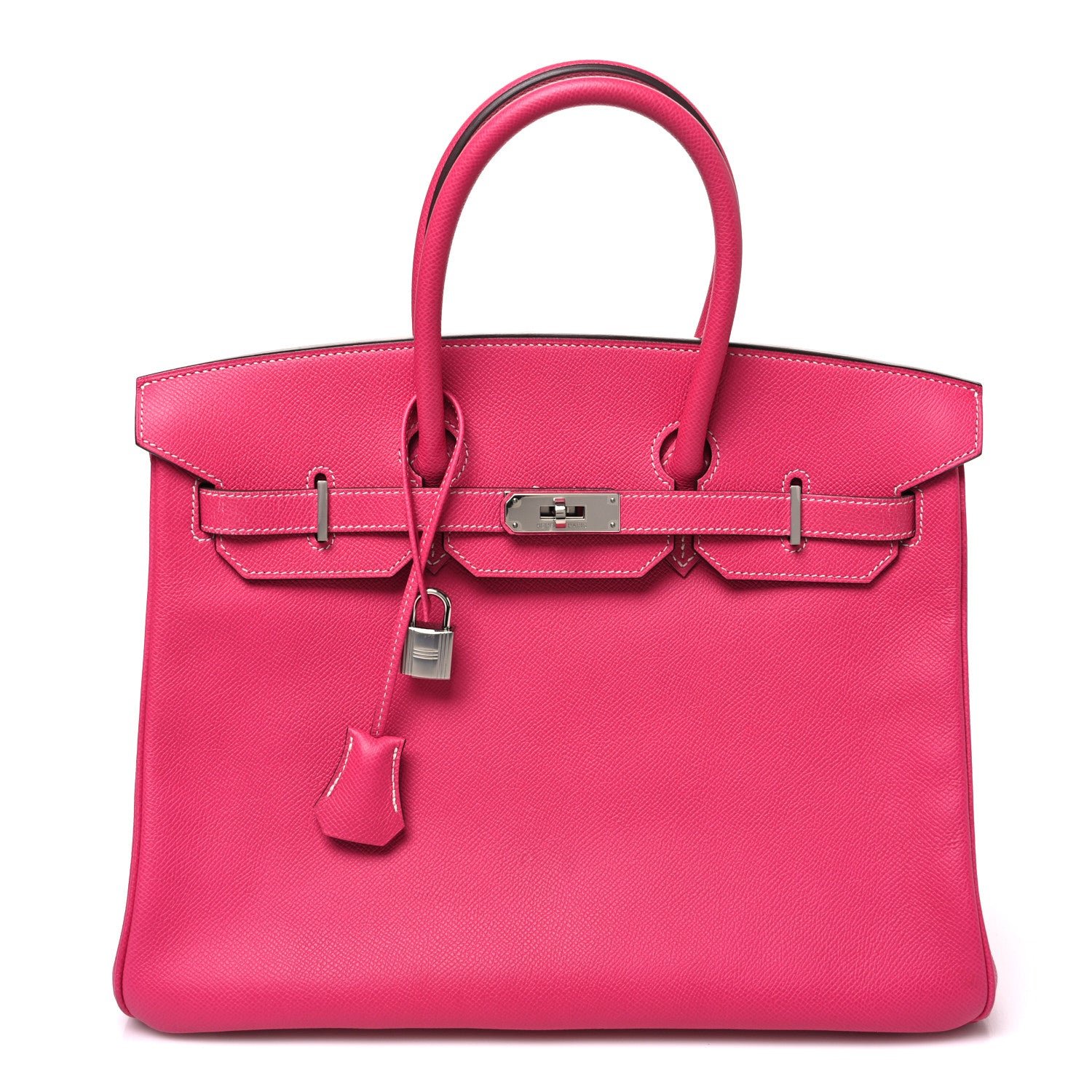 Hermes Epsom Candy Birkin 35 Rose Tyrien Tosca