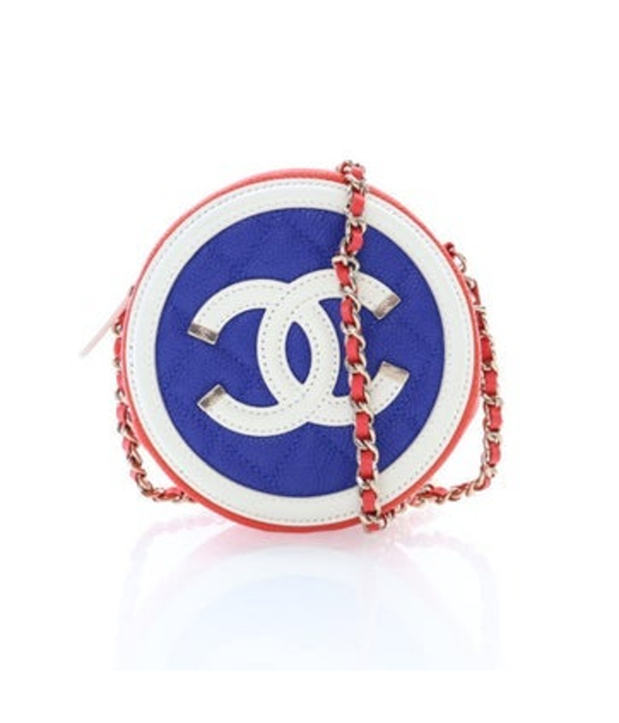 Chanel Interlocking Cc Round Filigree Clutch With Chain