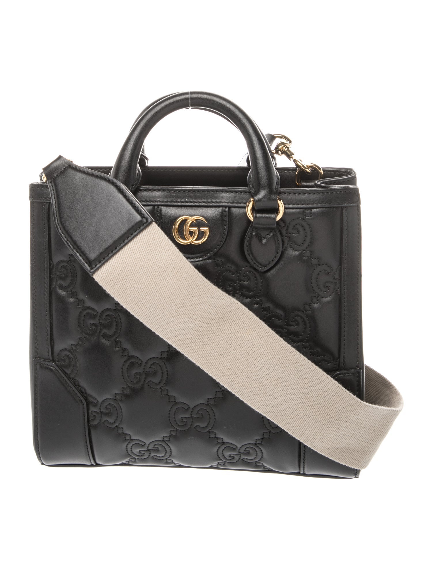 Leather GG Matelasse Mini