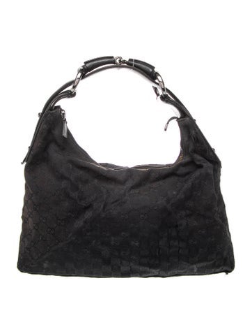 GG Canvas Horsebit Chain