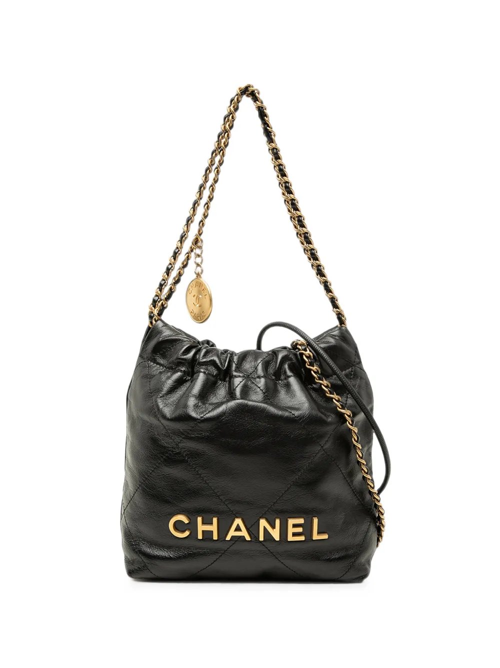 2021-2026 Mini Shiny Calfskin 22 Handbag satchel