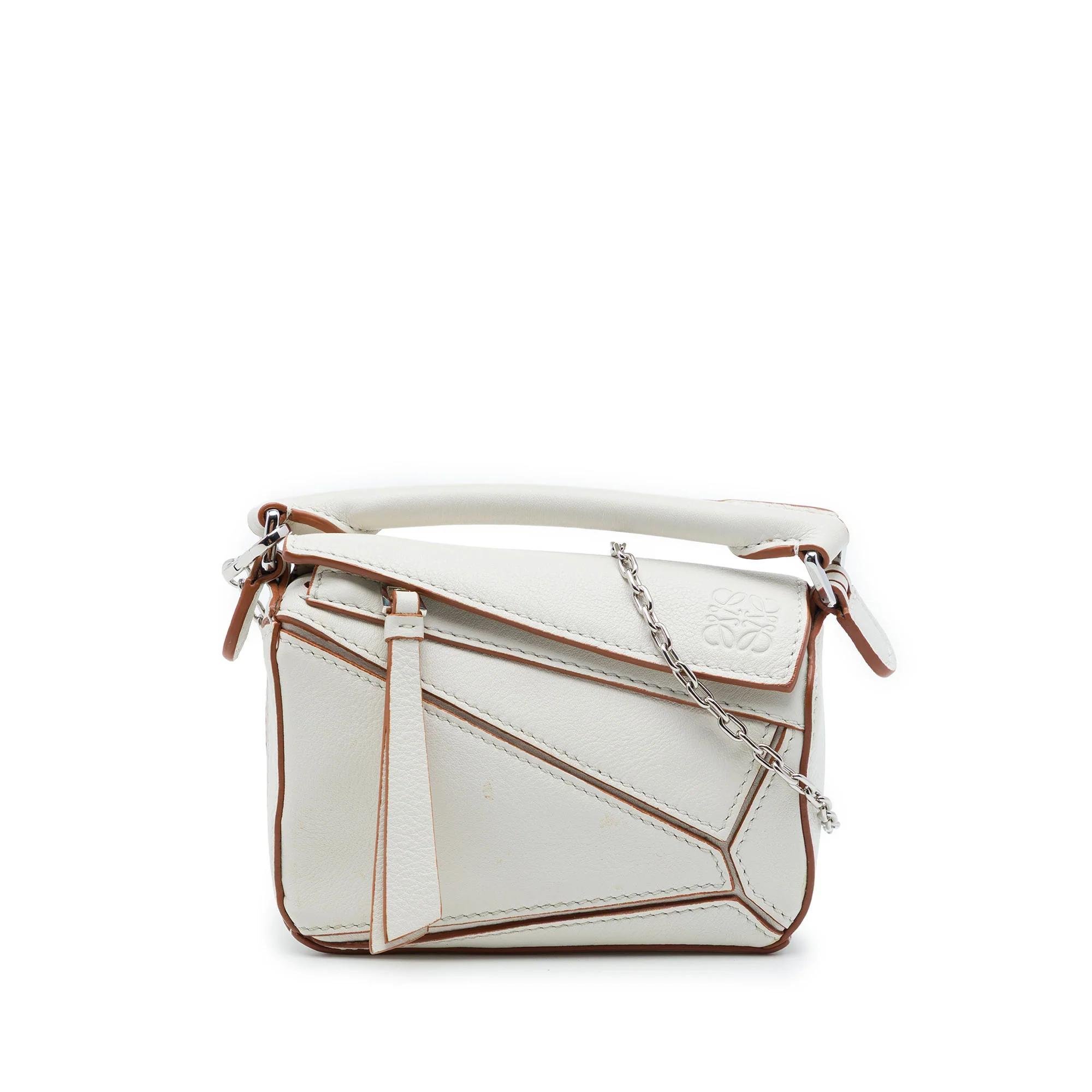 Puzzle pony-style calfskin handbag