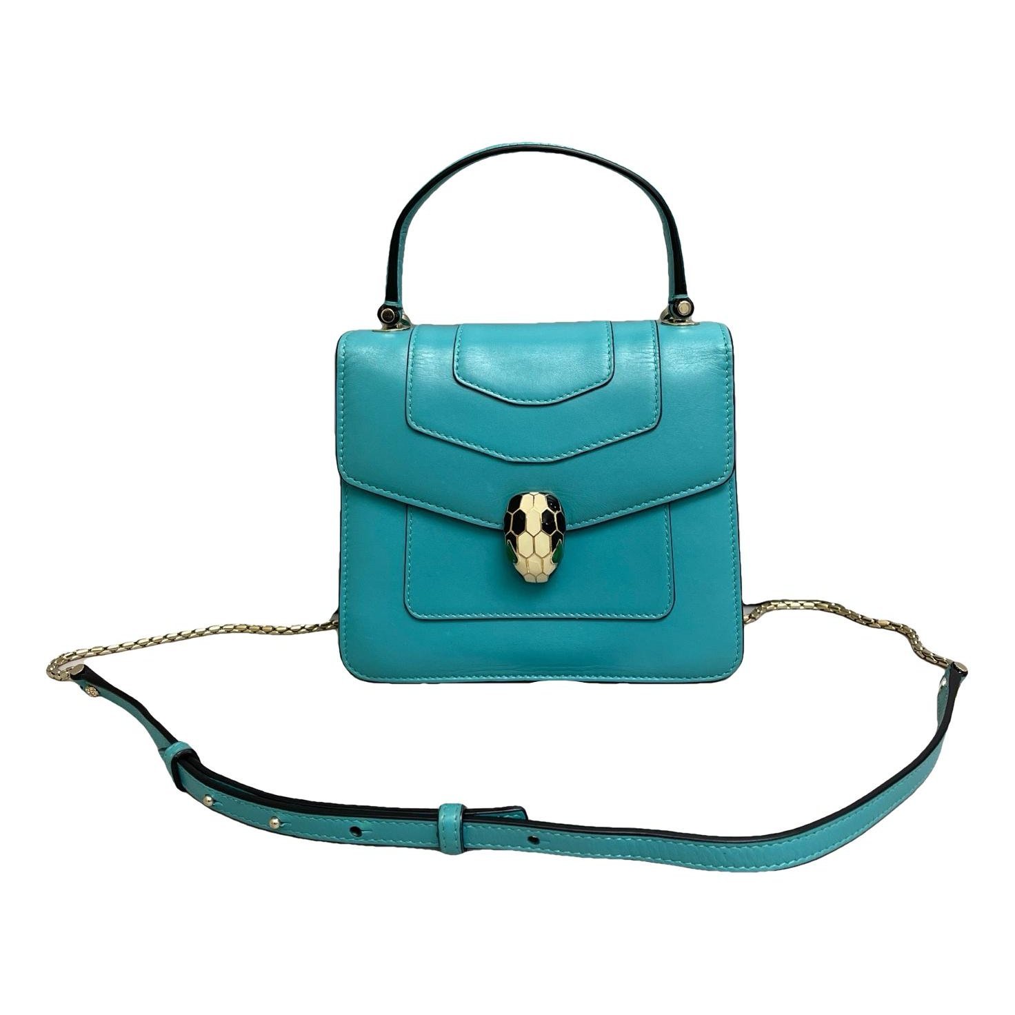 Serpenti leather handbag