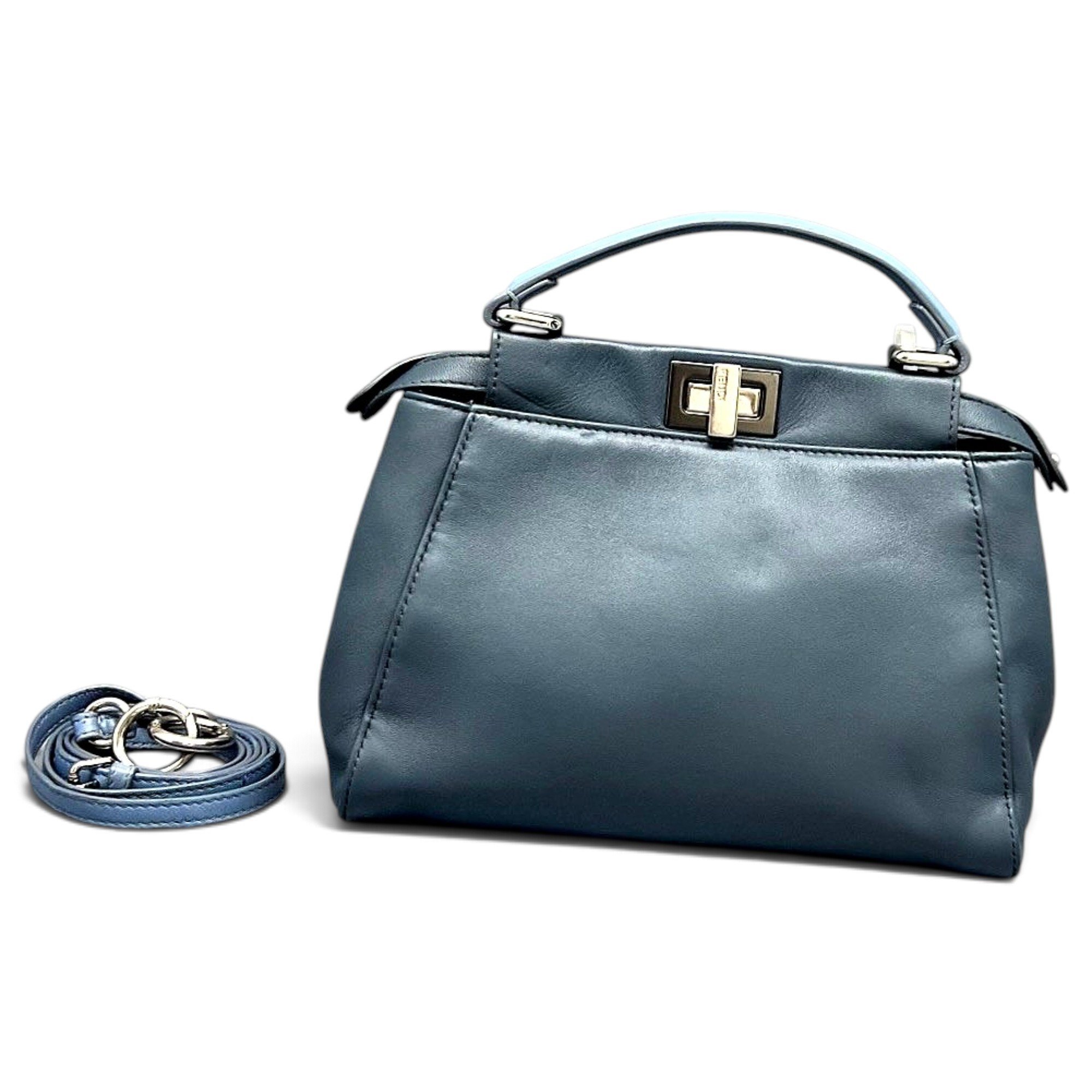 Peekaboo leather handbag