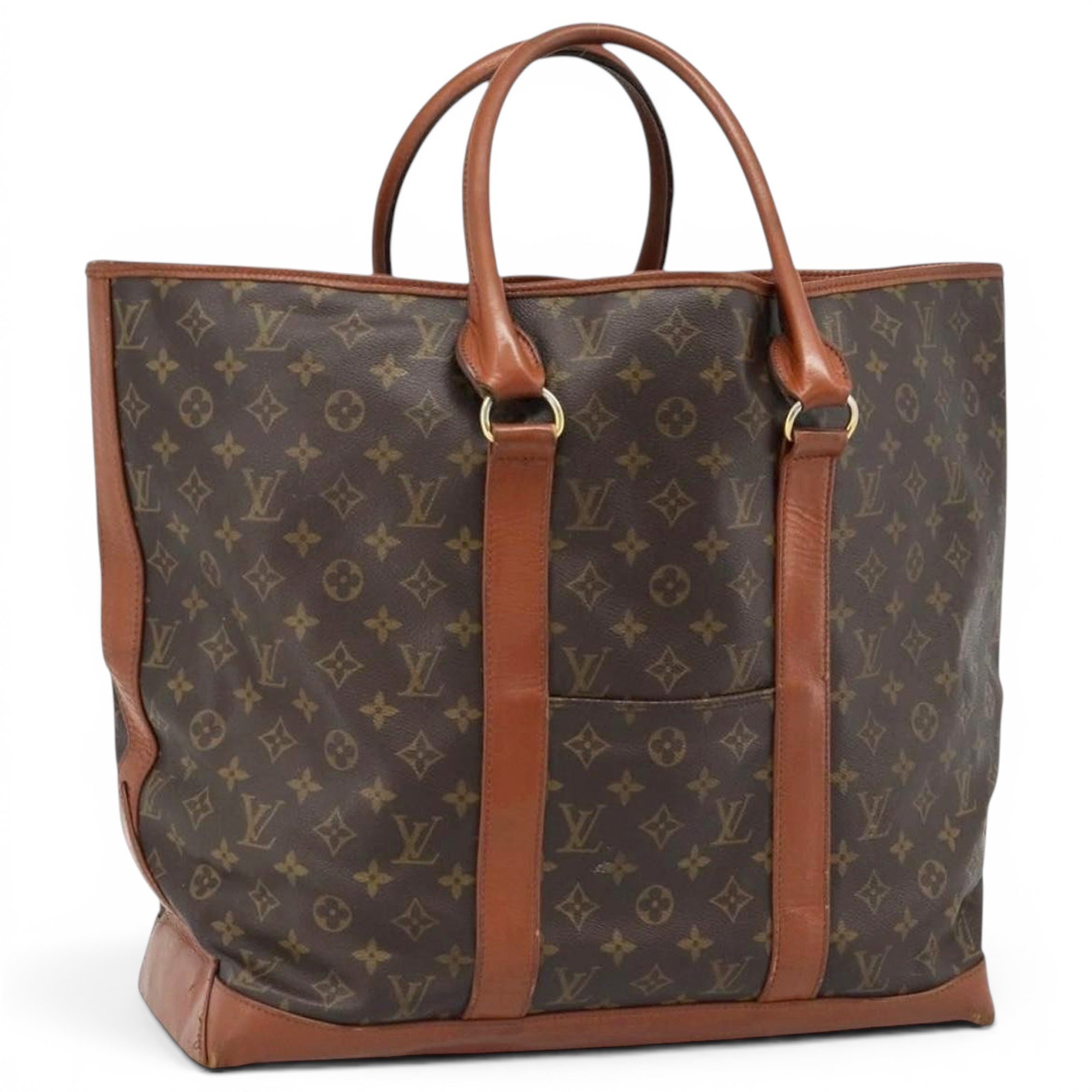 Leather tote