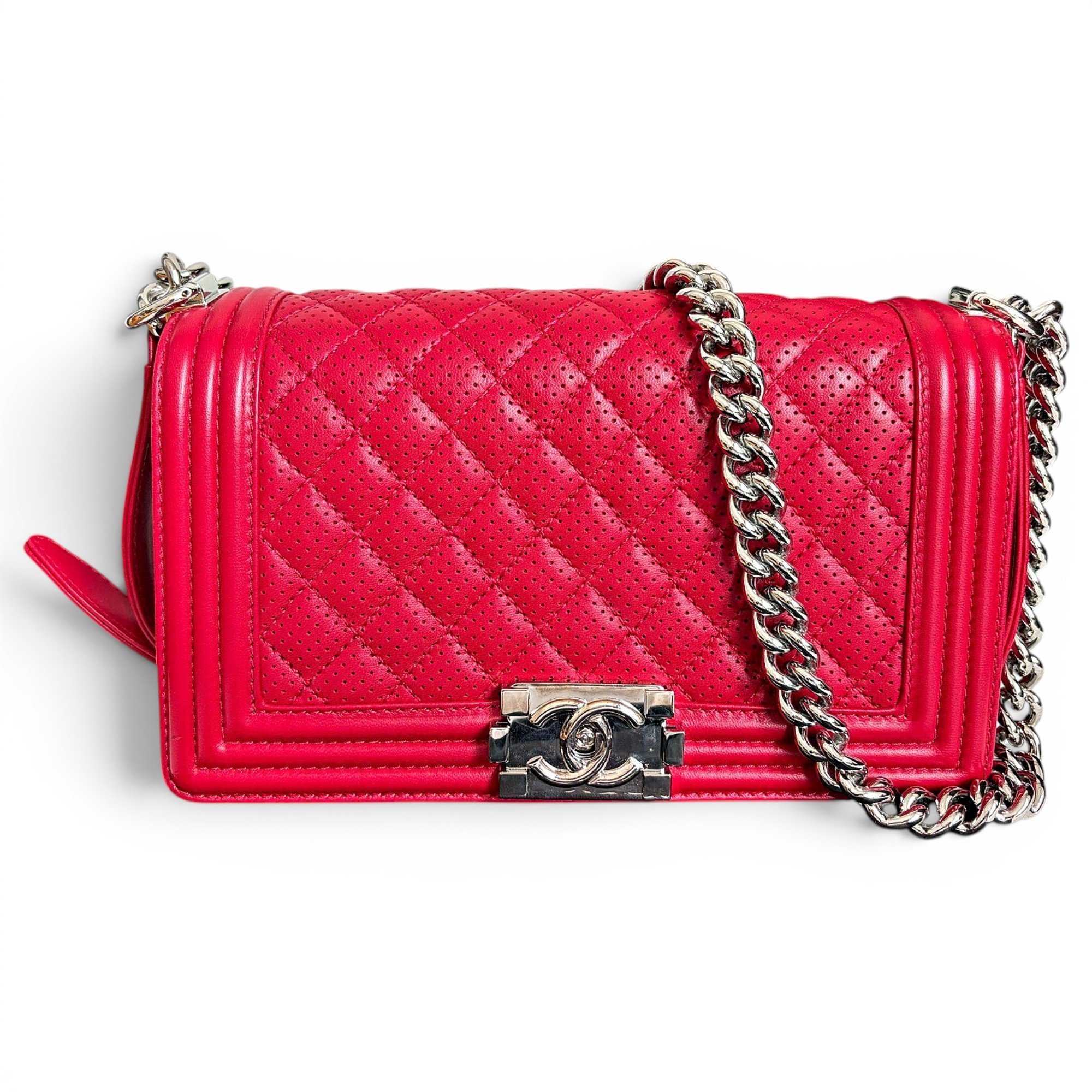 Boy leather crossbody bag