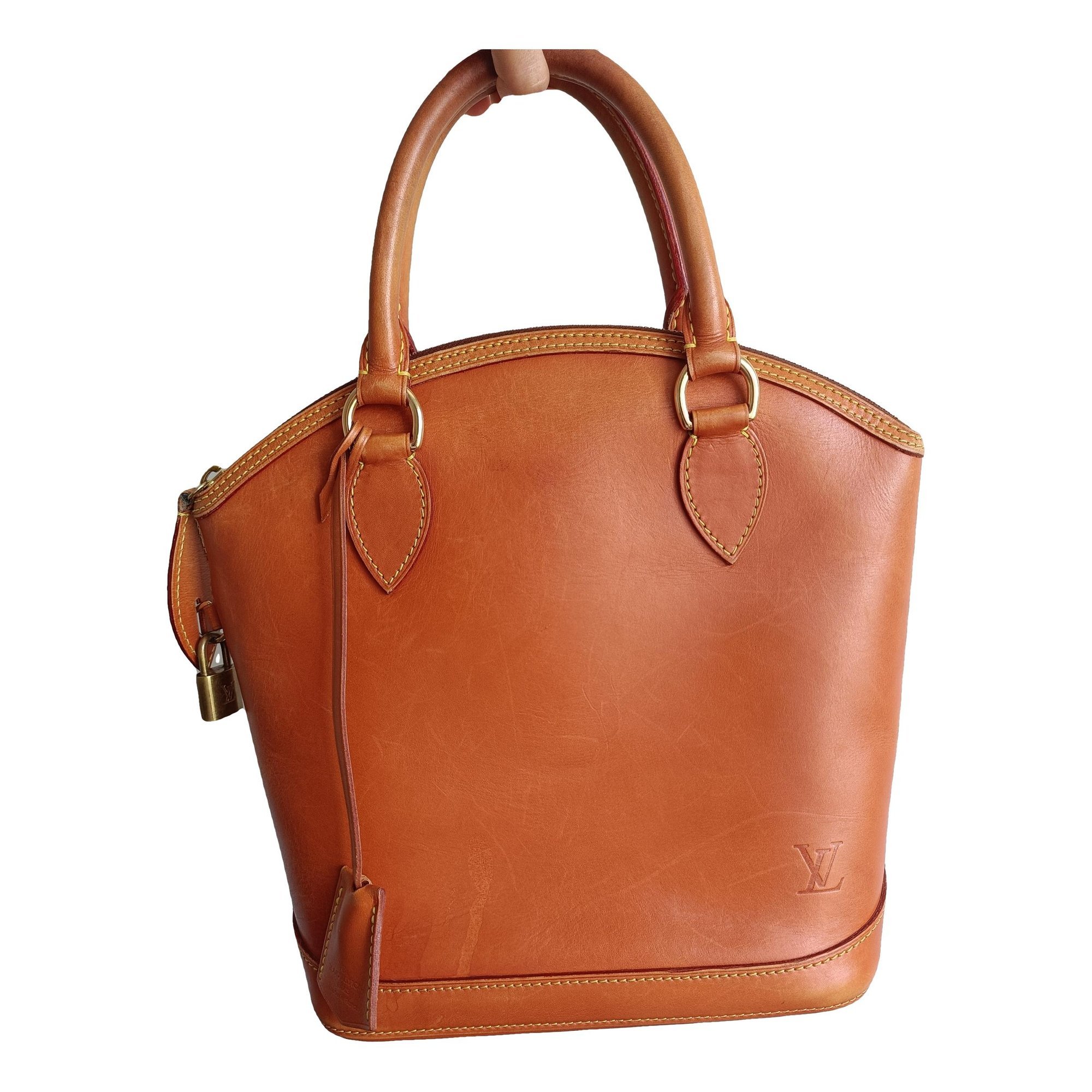 Lockit leather handbag