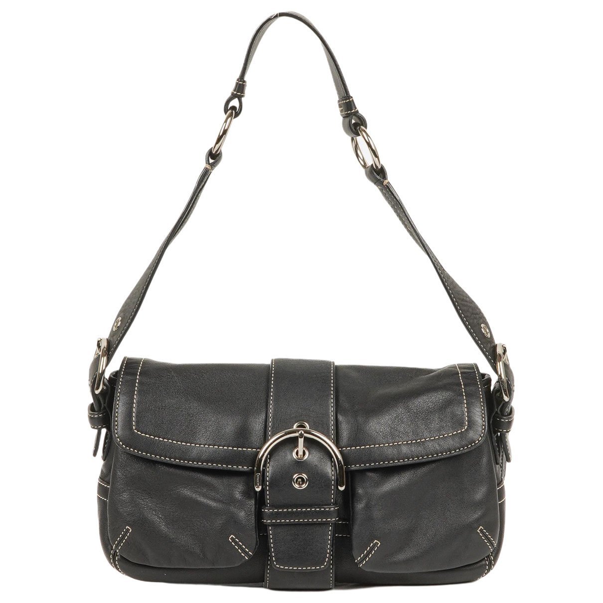 Signature Sufflette leather handbag
