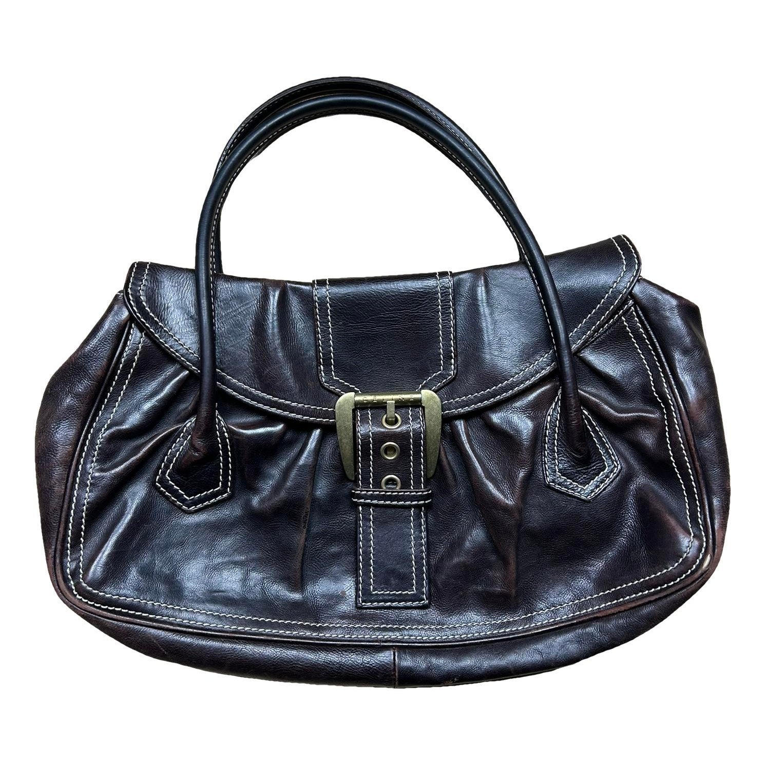 Leather handbag