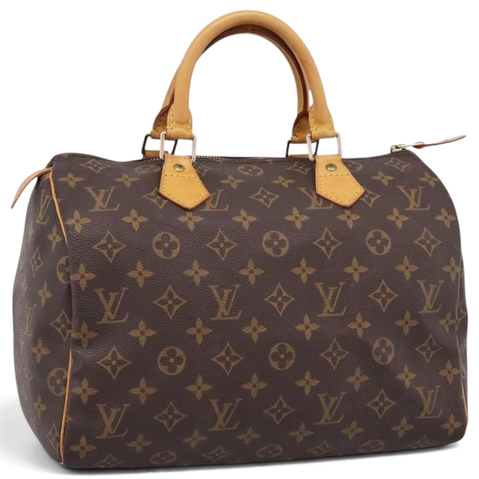 Speedy leather bowling bag