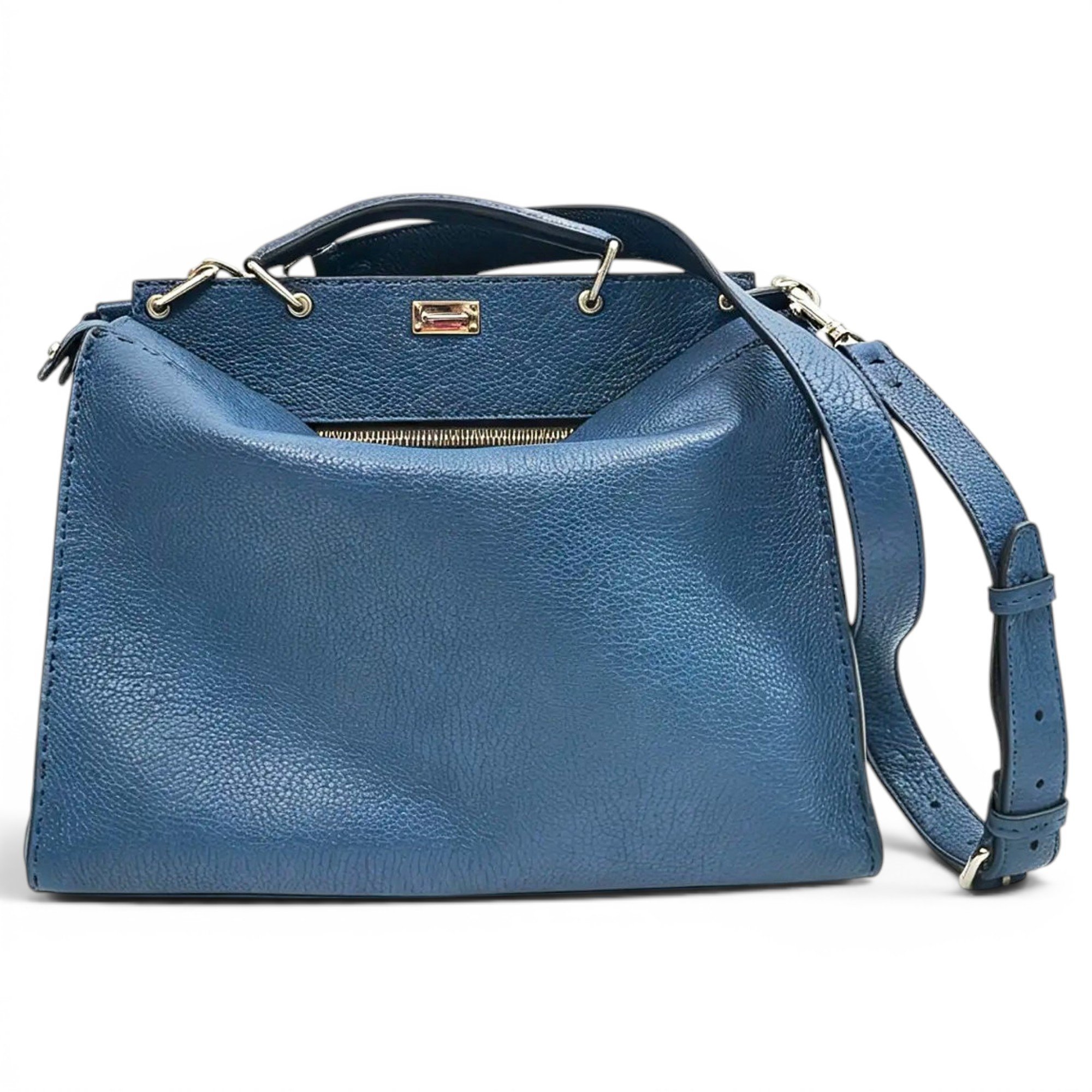 Peekaboo leather handbag