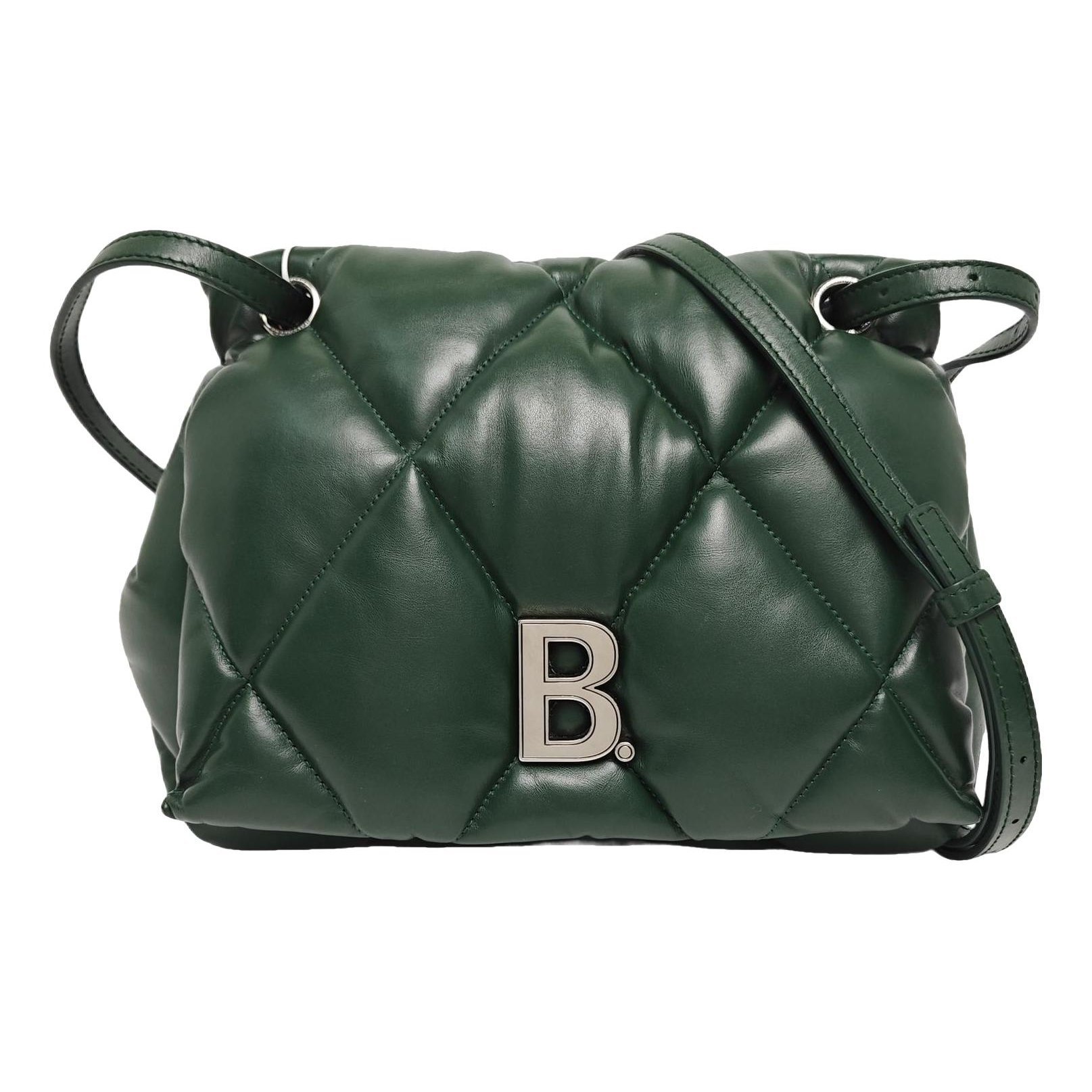 B leather handbag