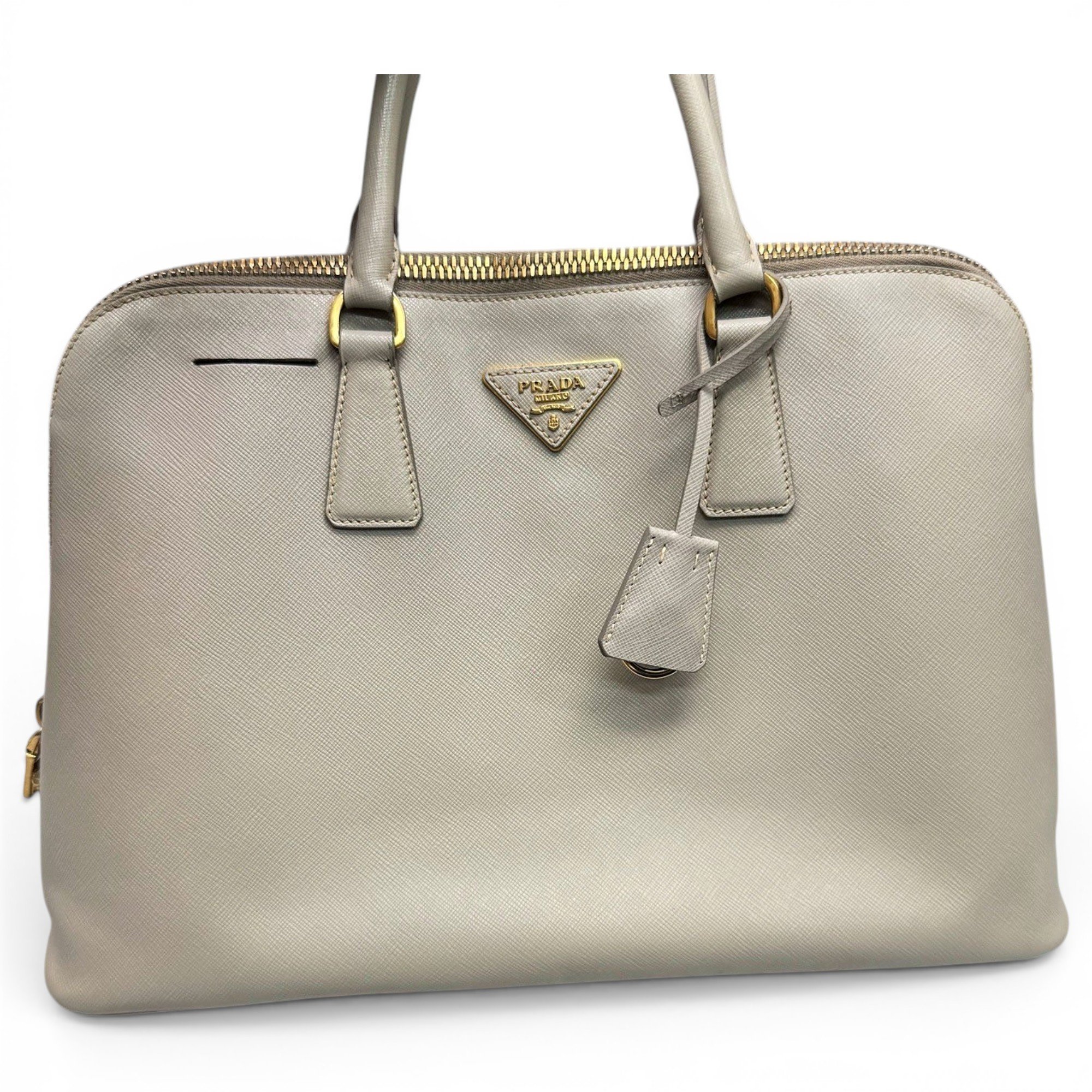 Promenade leather handbag