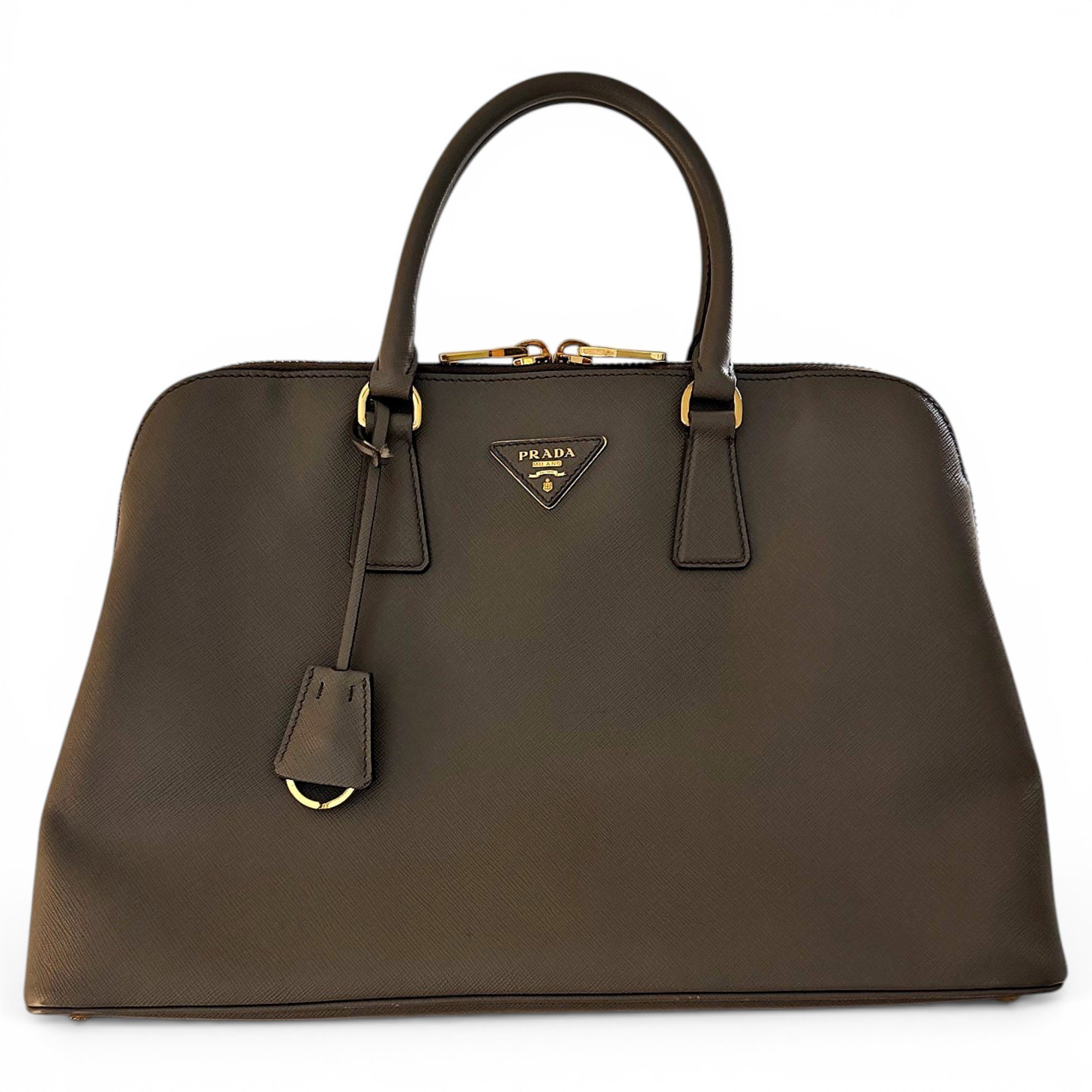 Promenade leather handbag