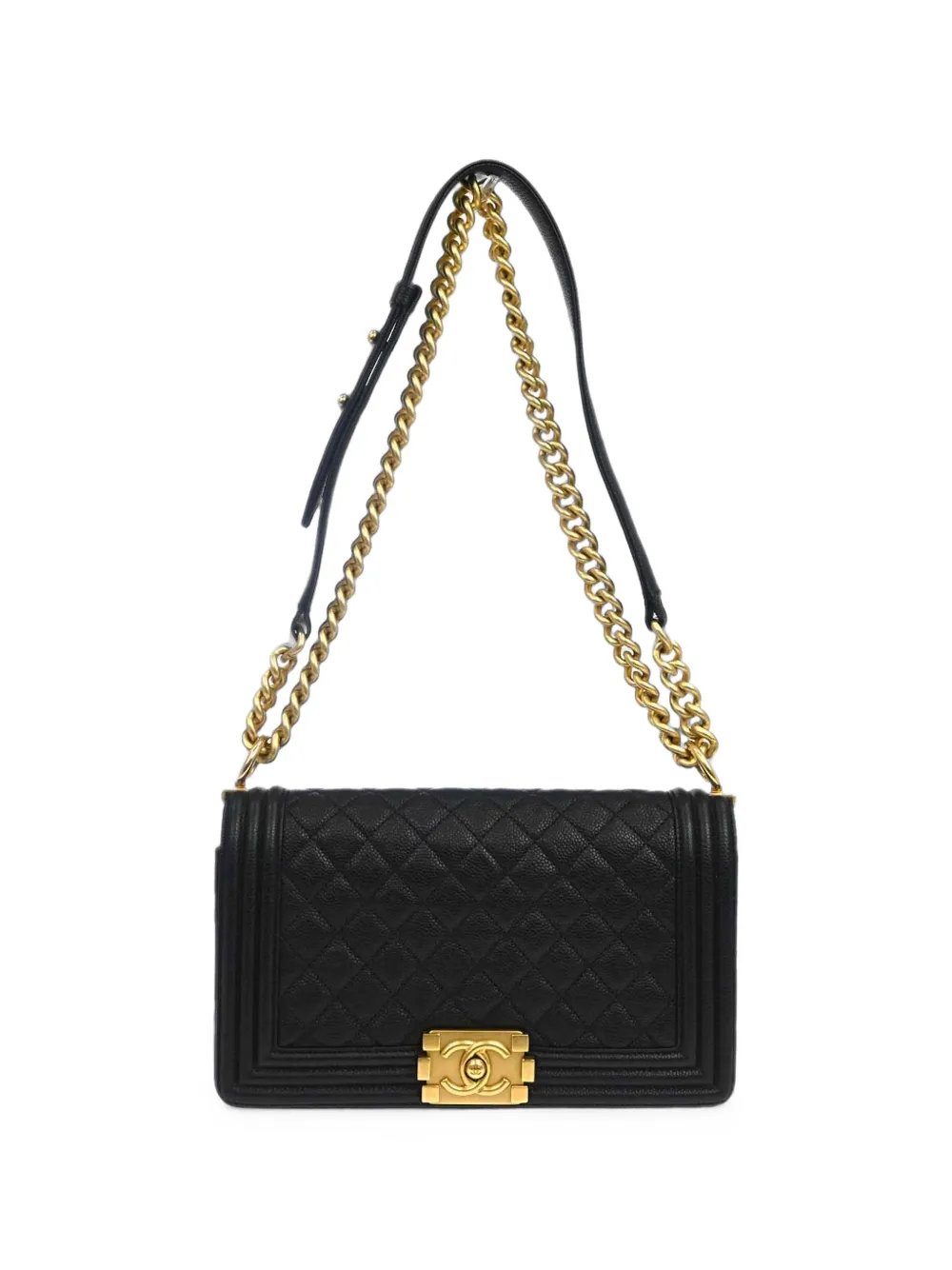 2016 medium Boy Chanel chain shoulder bag