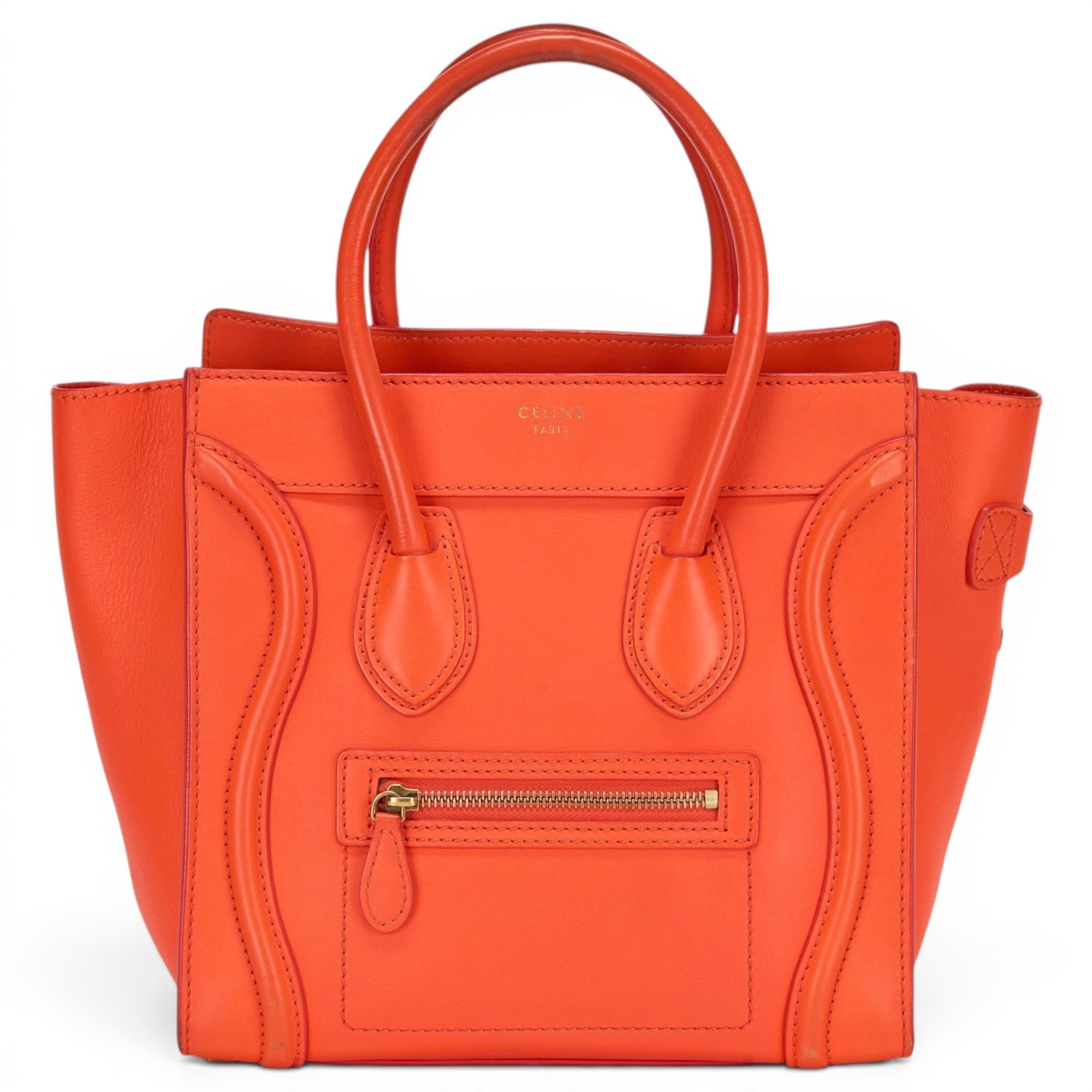 Luggage leather handbag