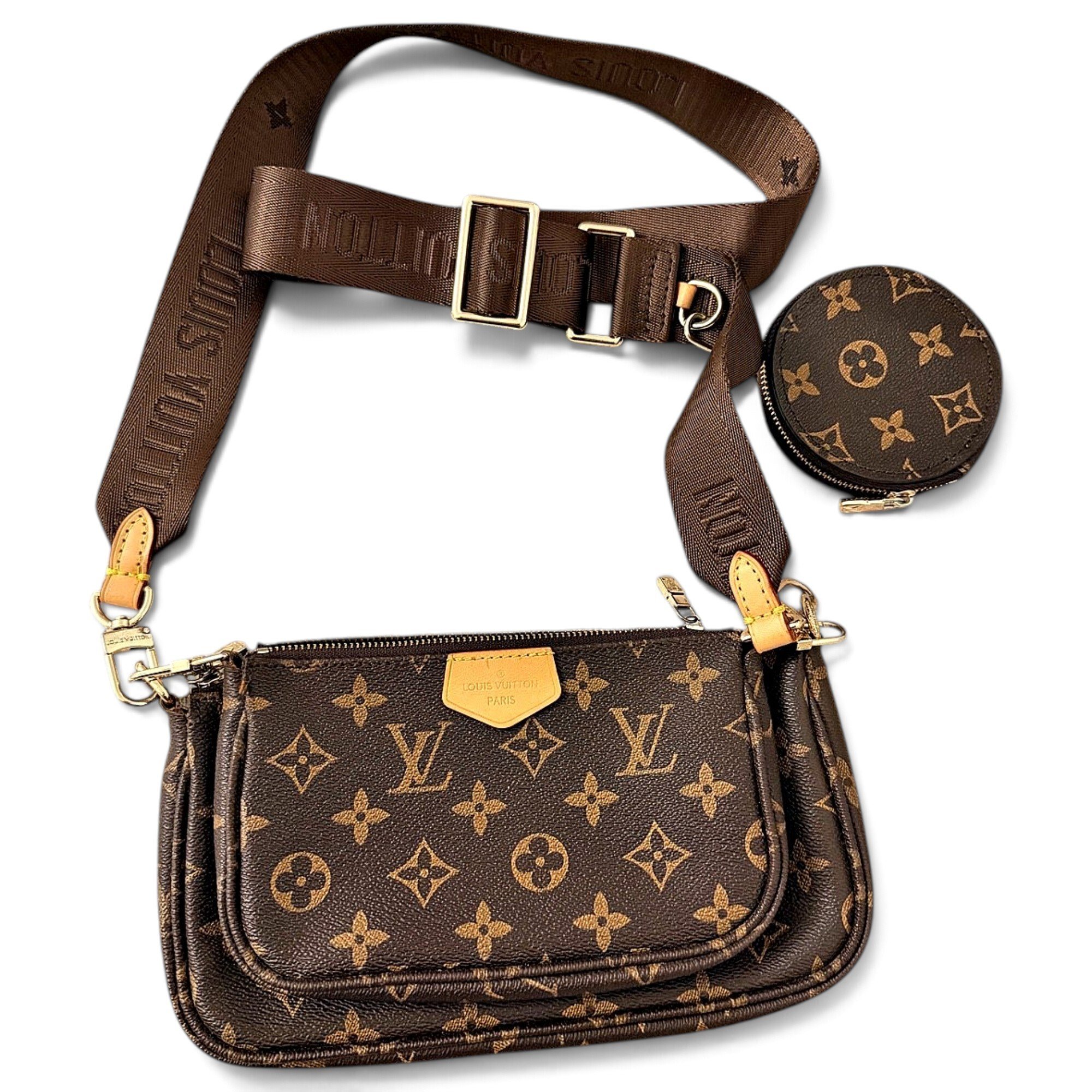 Louis Vuitton Multi Pochette Accessoires leather crossbody bag