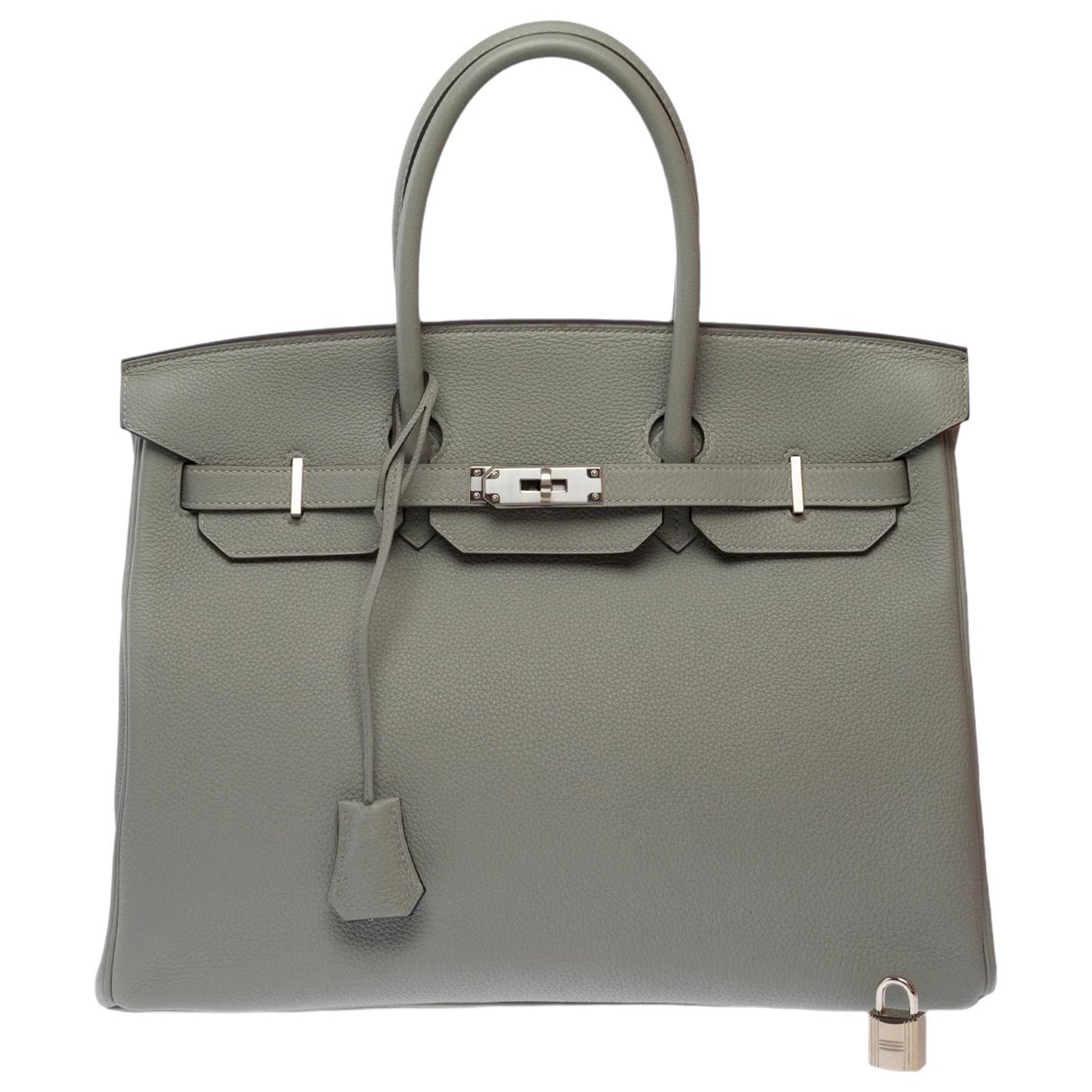 Hermes Birkin 35 Handbag Gris Mouette Togo Leather 2016