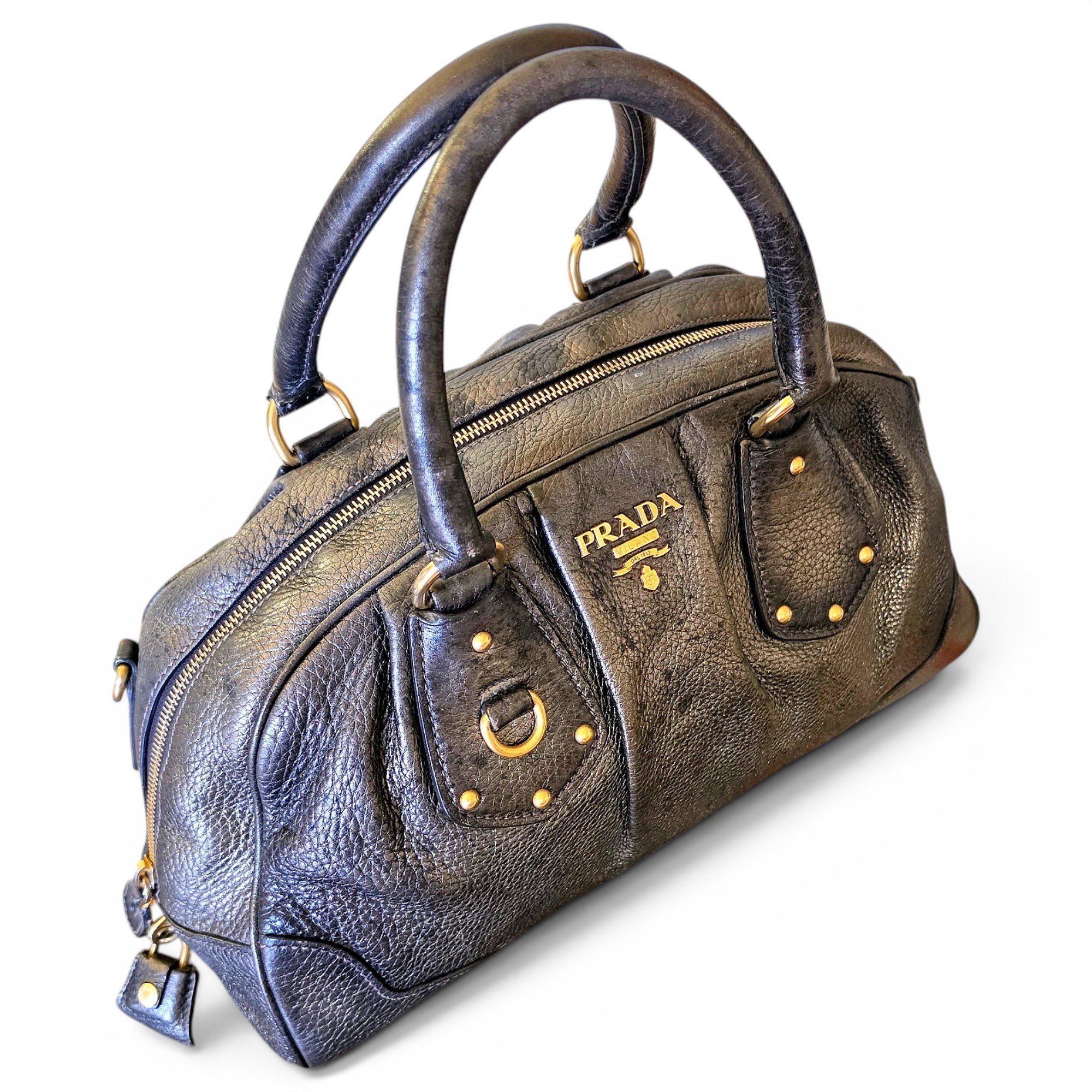 Leather handbag
