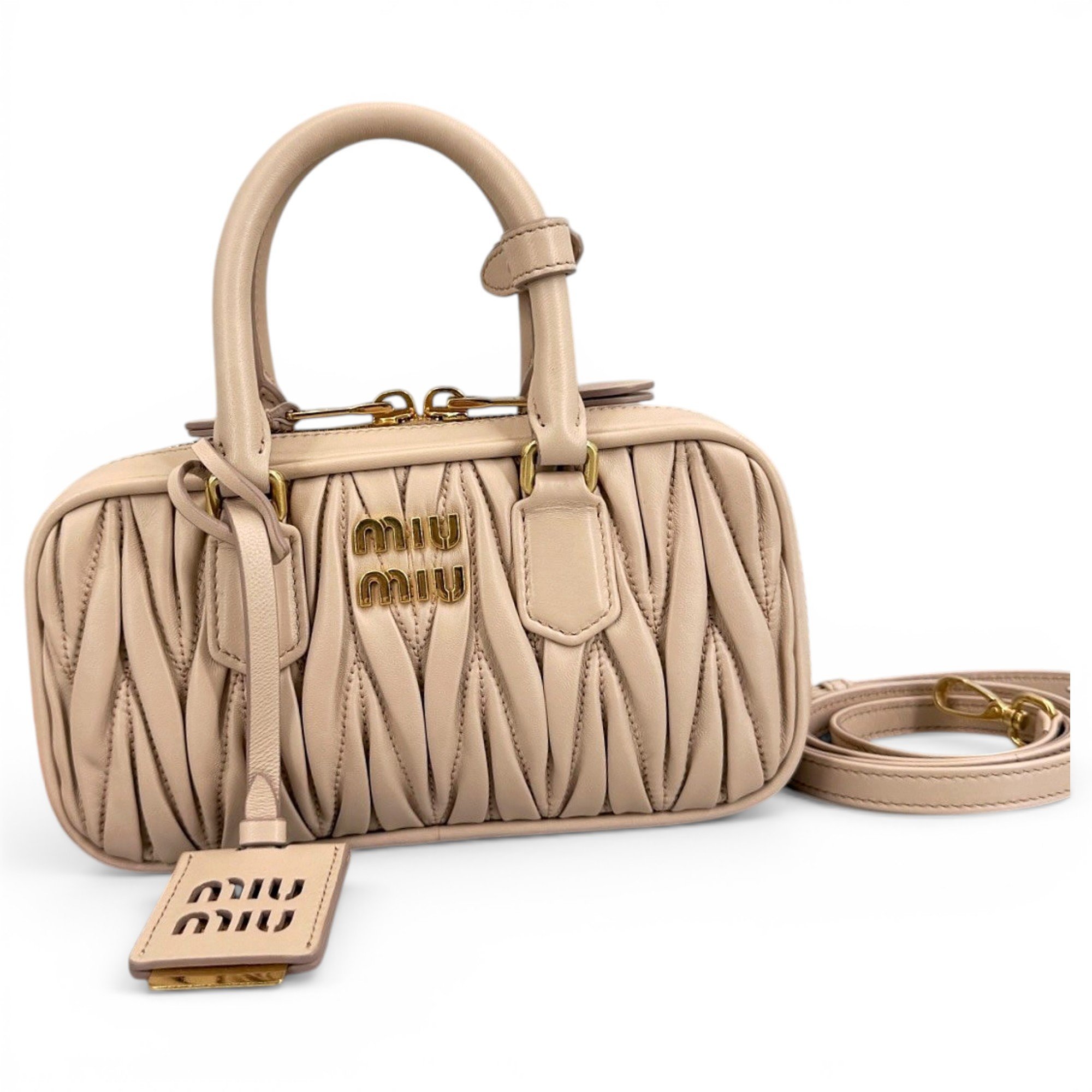 Arcadie leather handbag