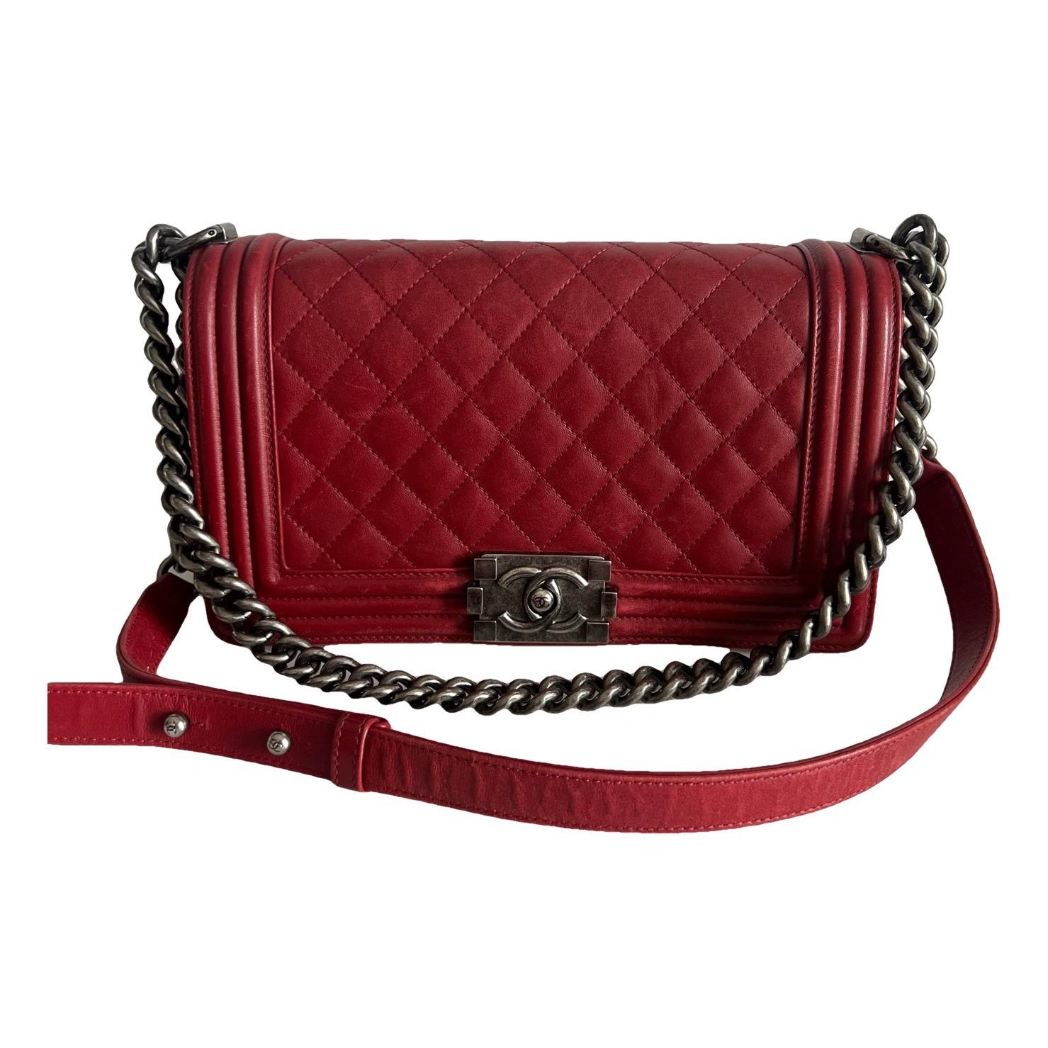 Boy leather crossbody bag