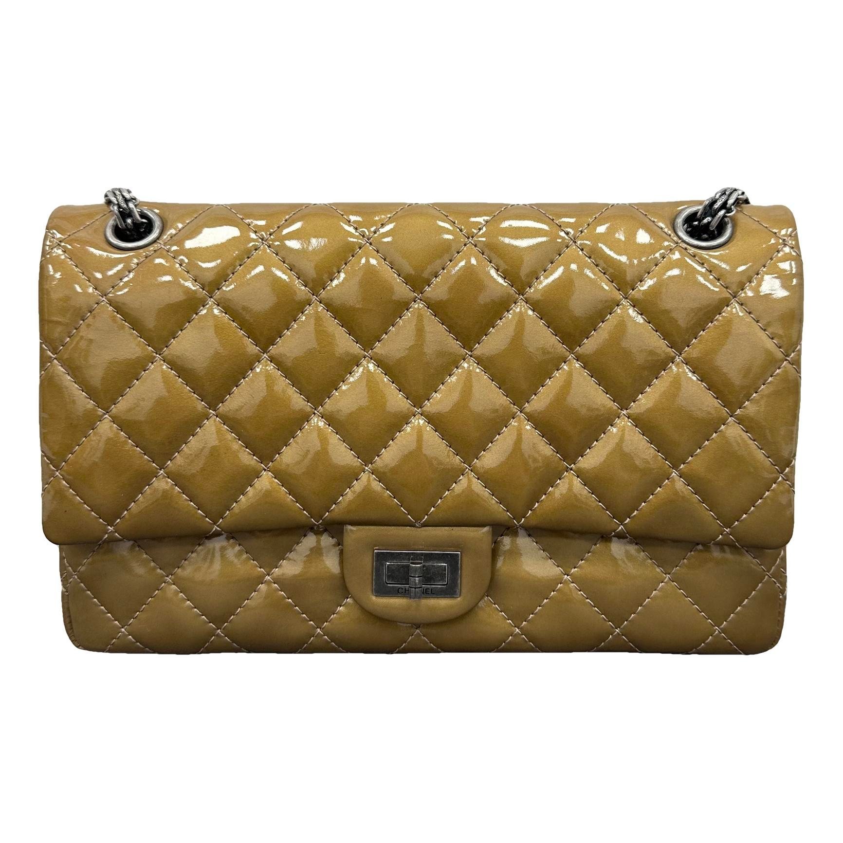 2.55 patent leather handbag