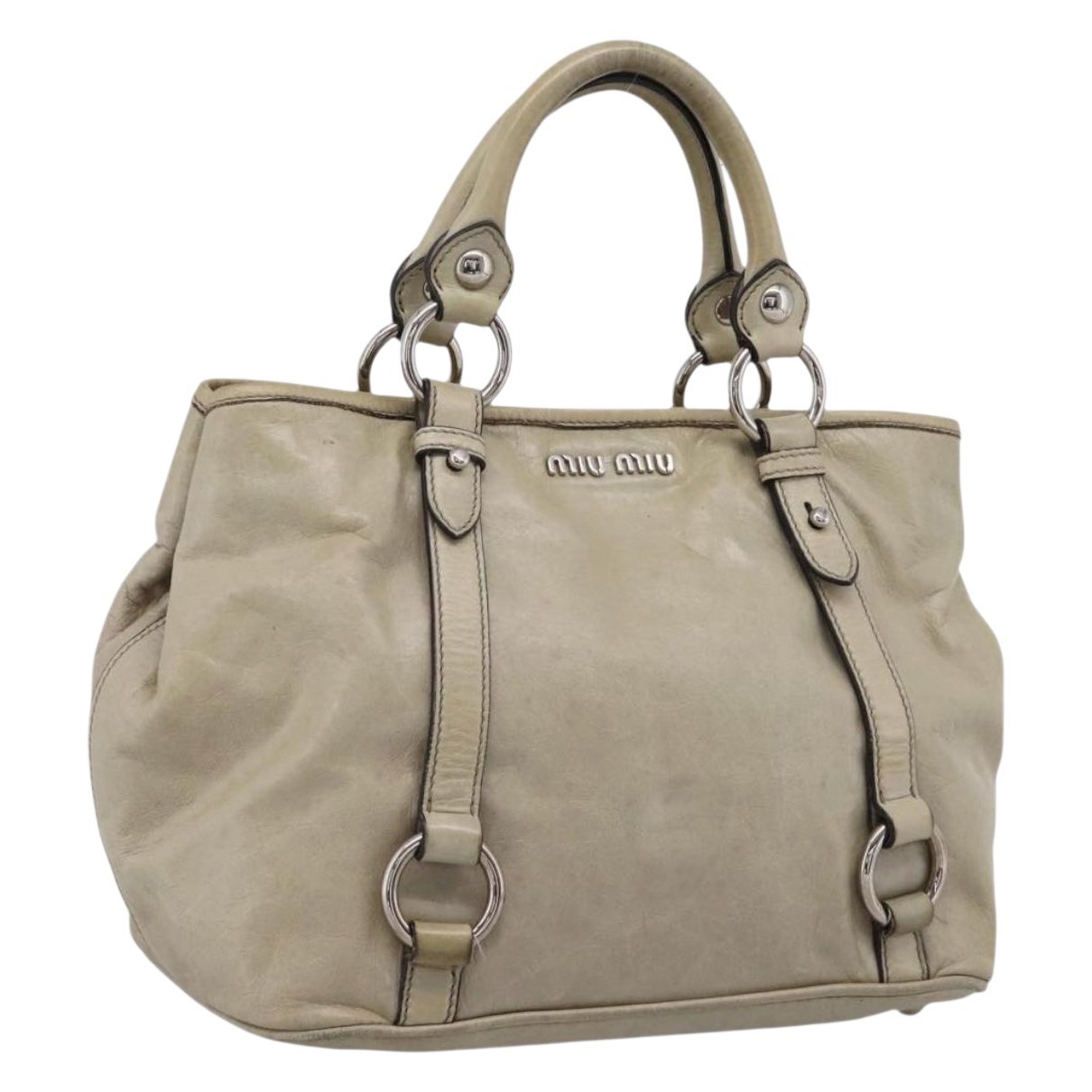 Bow bag leather handbag