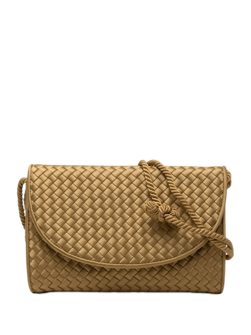 2012-2026 Satin Intrecciato Flap shoulder bag