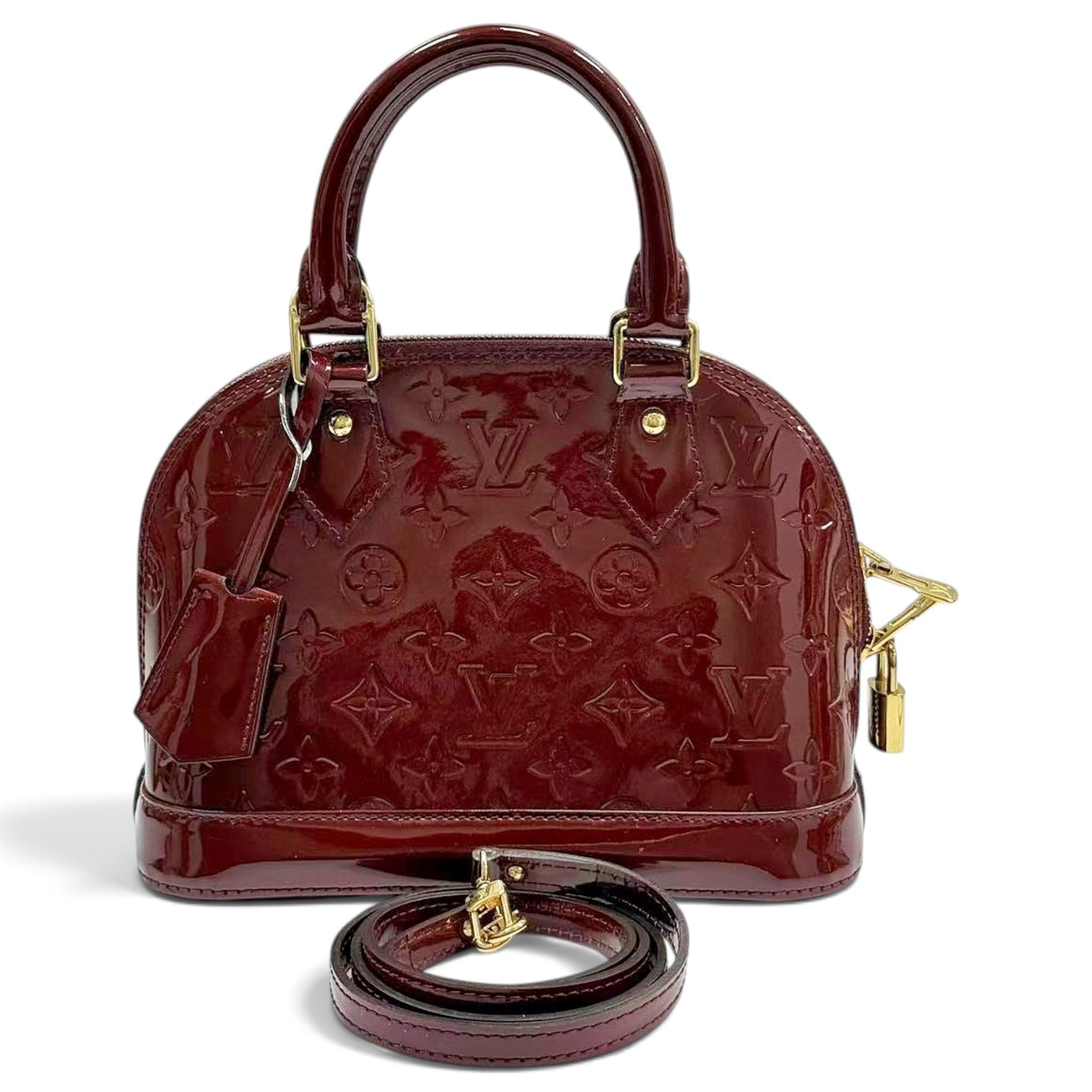 Alma BB patent leather handbag