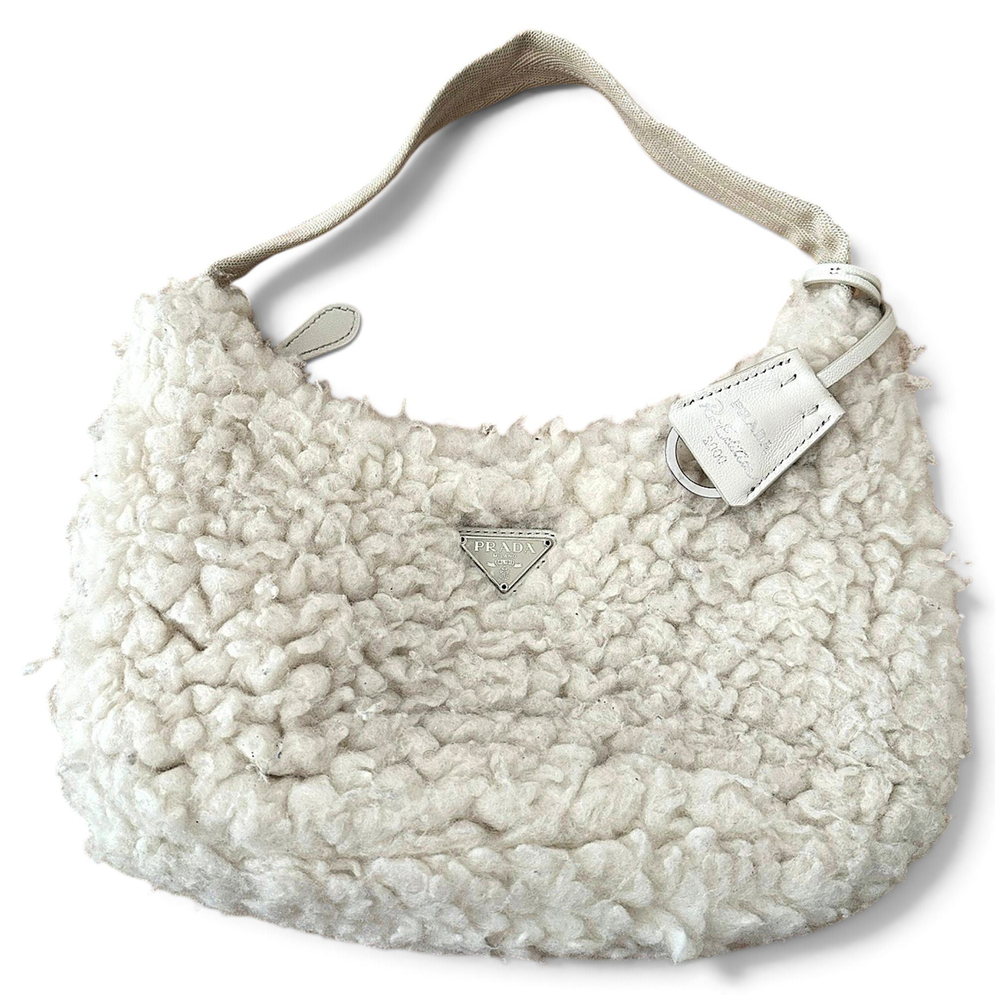 Re-Edition 2000 wool handbag