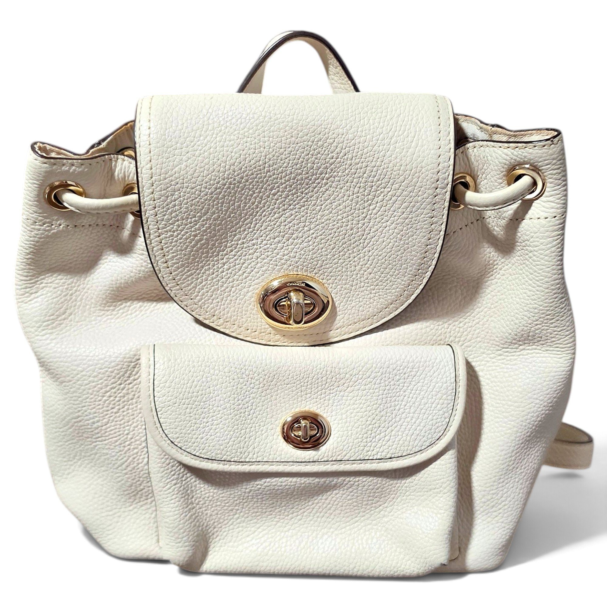 Parker leather backpack