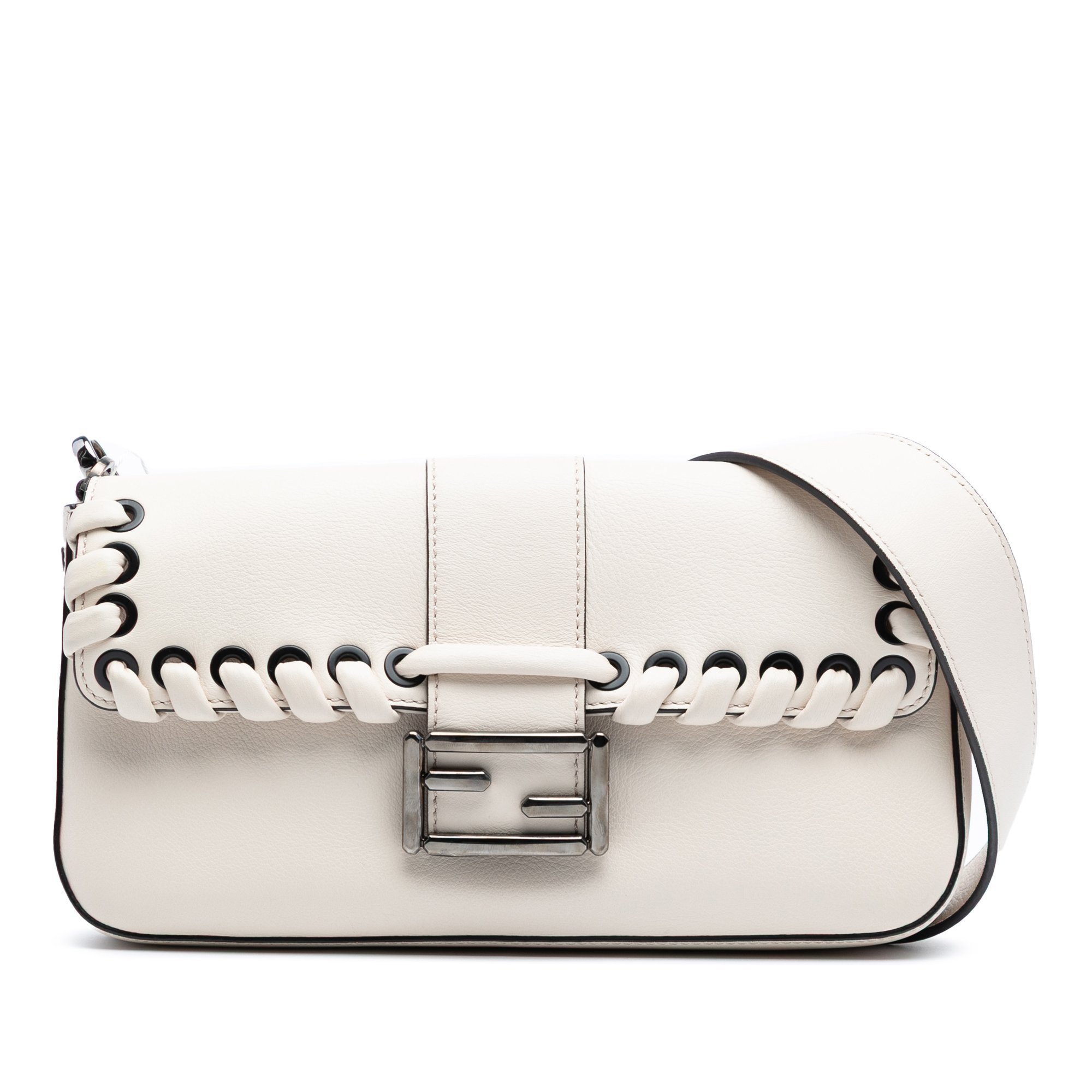 Baguette leather handbag
