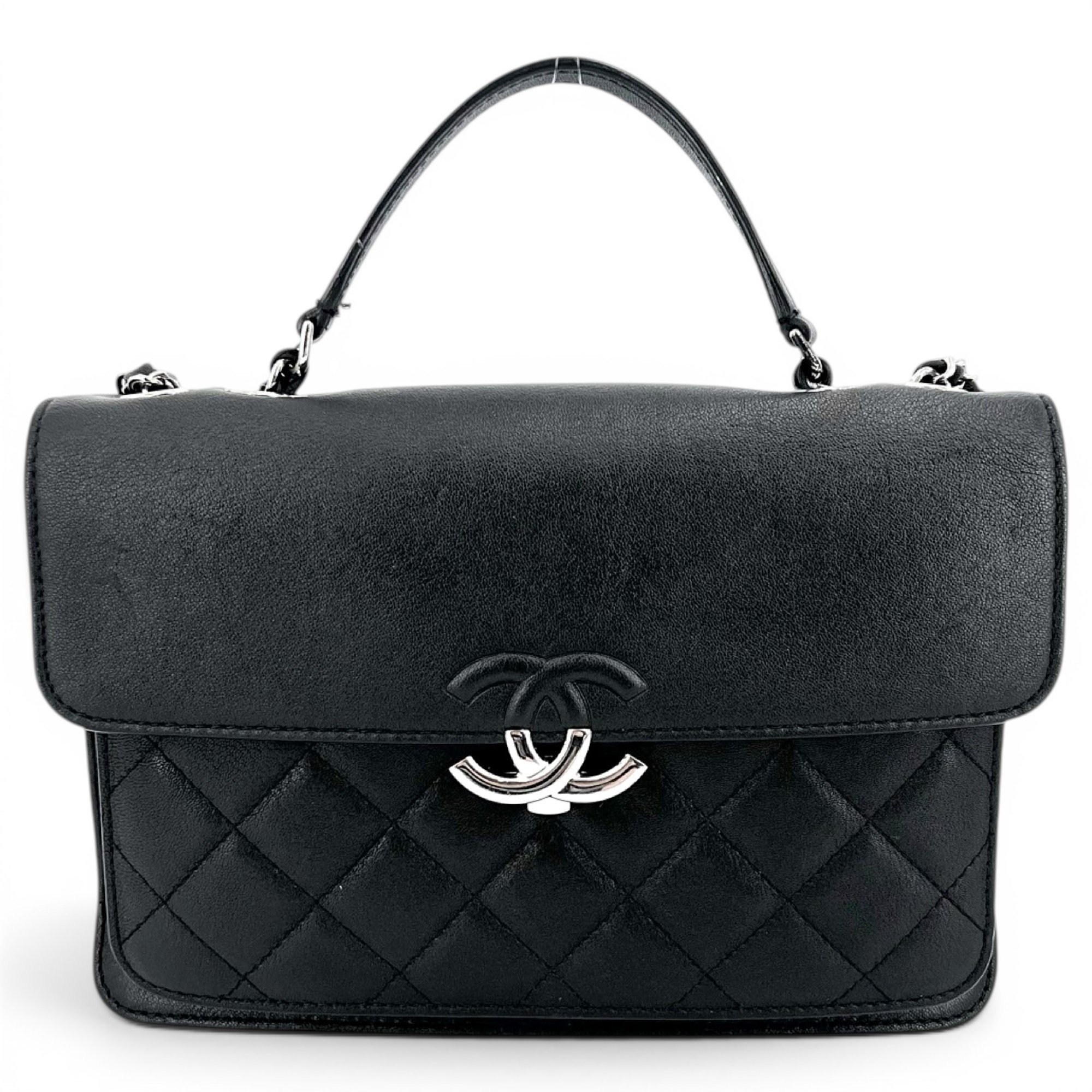 Coco Handle leather handbag