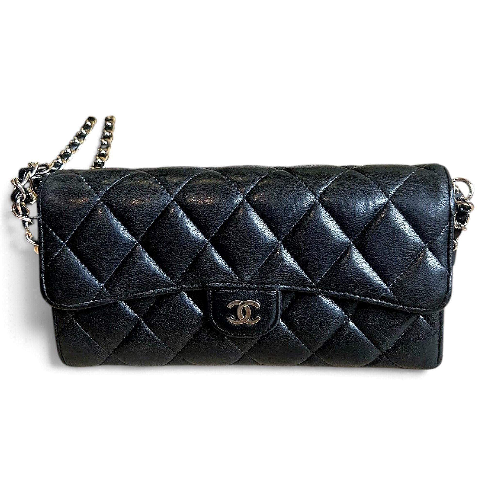 Wallet On Chain Timeless/Classique leather crossbody bag