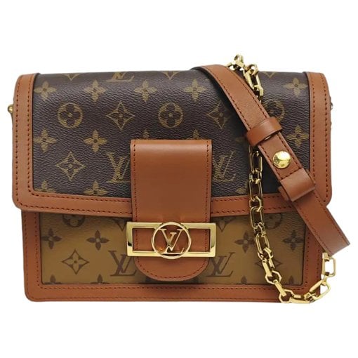 Dauphine leather crossbody bag
