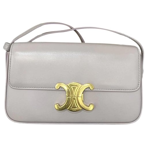Triomphe Long leather handbag
