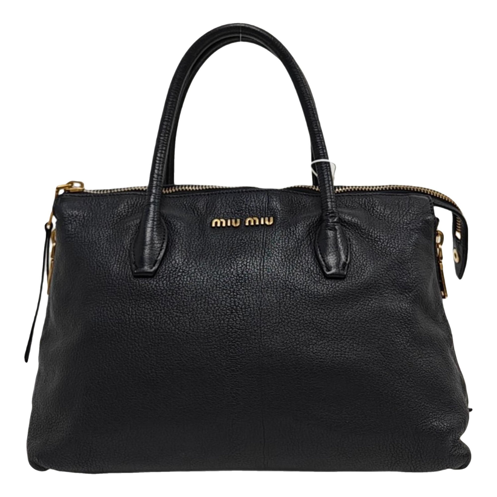 Leather tote