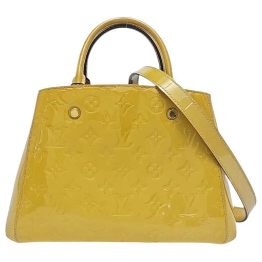 Montaigne patent leather handbag