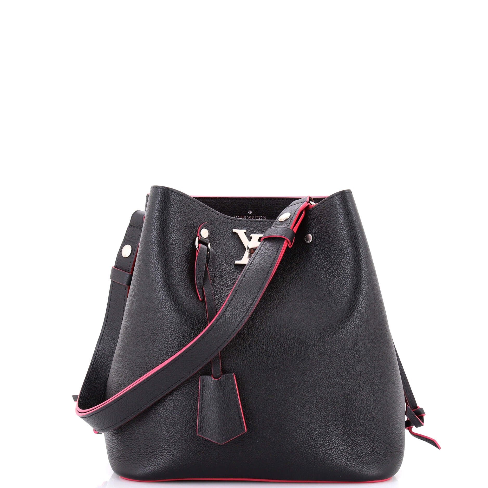 Louis Vuitton Lockme Bucket Bag Leather