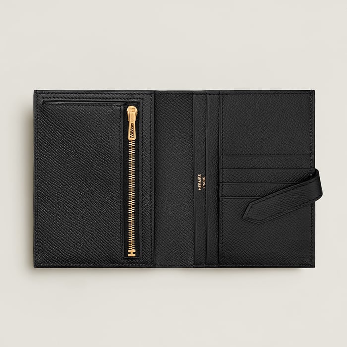 Noir Bearn Compact Wallet
