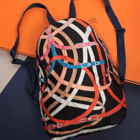 Hermes Hermès Multicolor Cavalcadour Airsilk Backpack