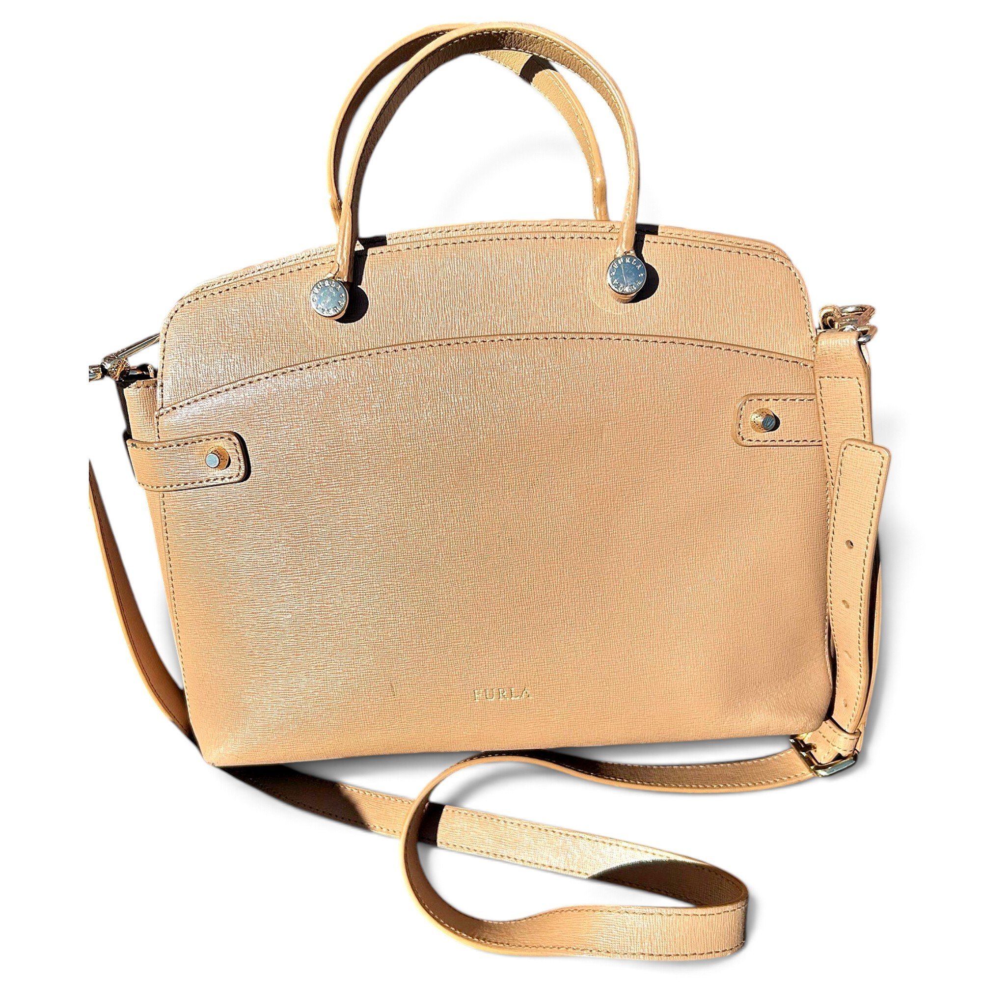 Leather handbag