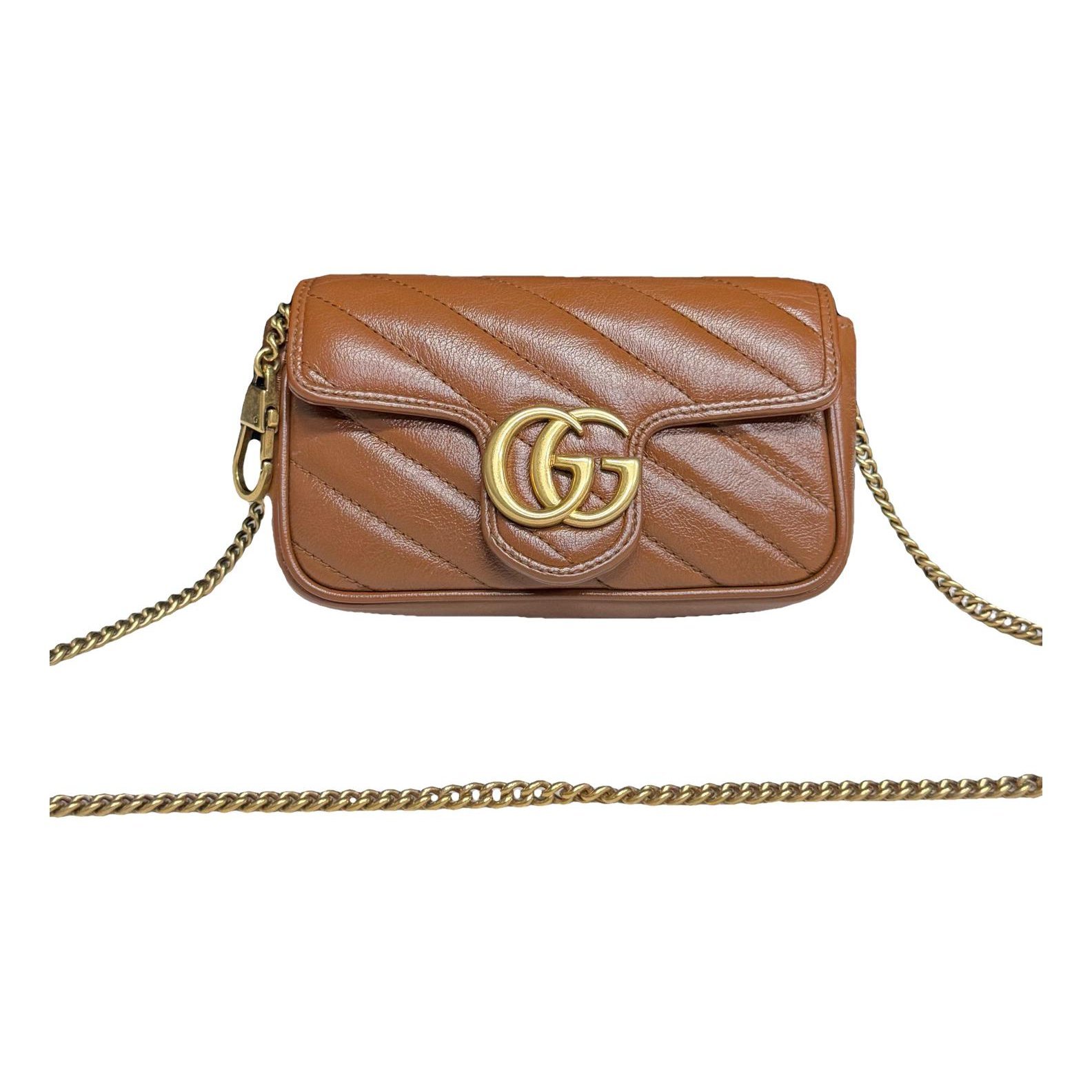 GG Marmont Flap leather crossbody bag