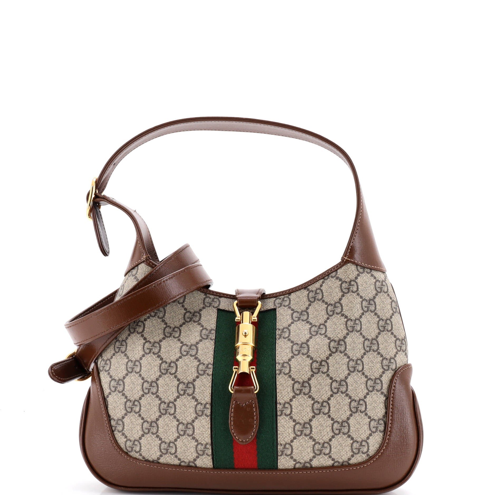 Jackie 1961 Hobo GG Coated Canvas Small