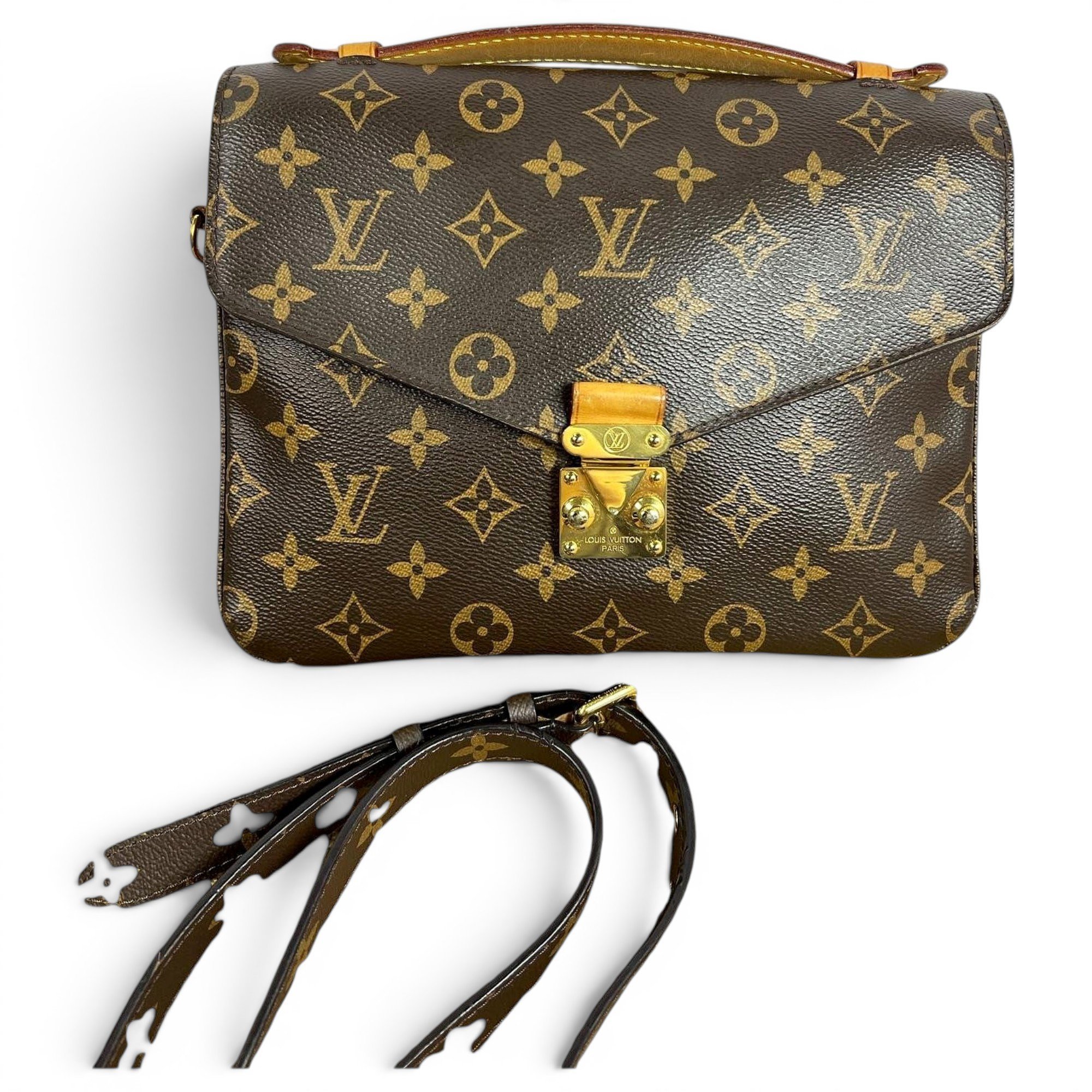 Metis leather handbag