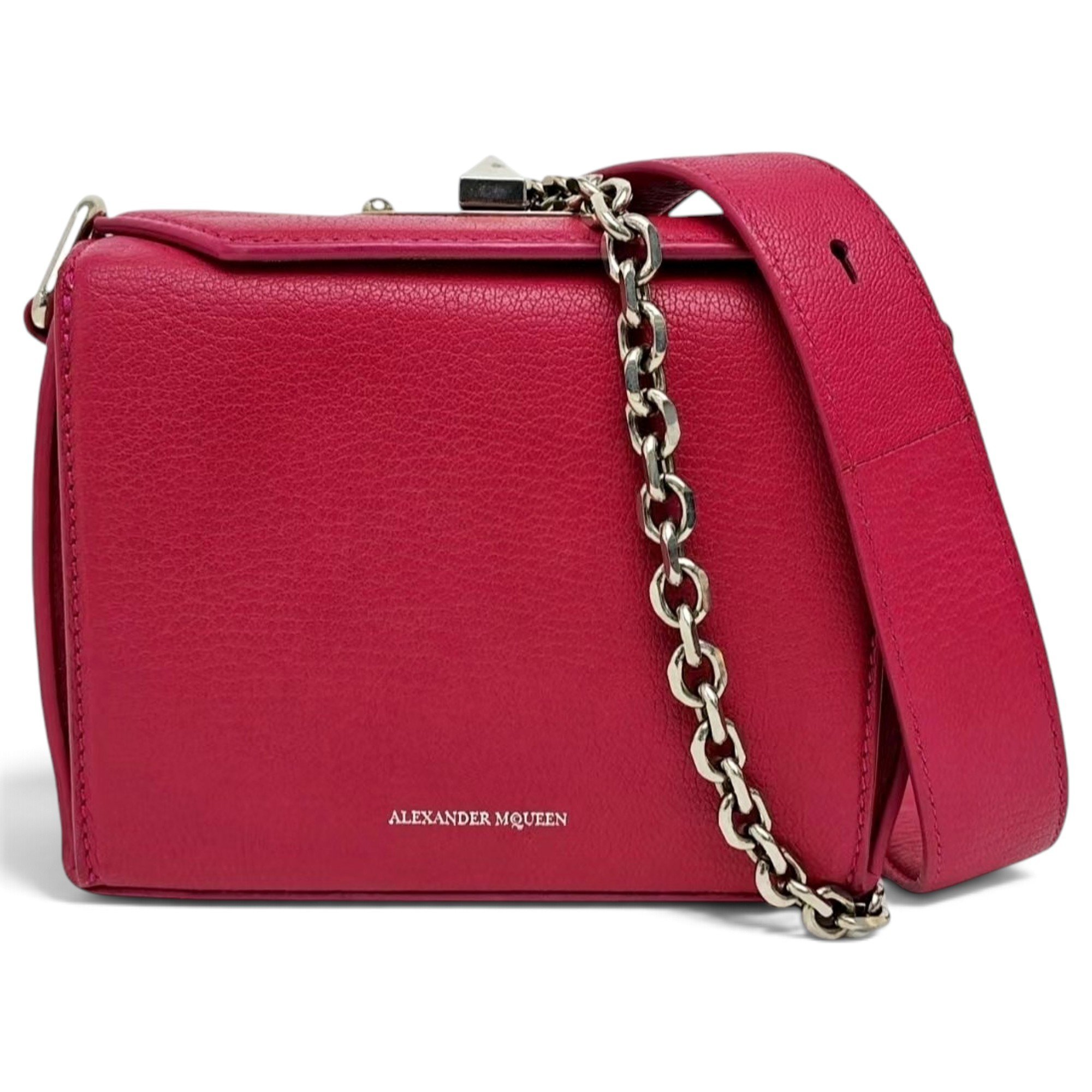 Alexander McQueen Box 16 leather handbag