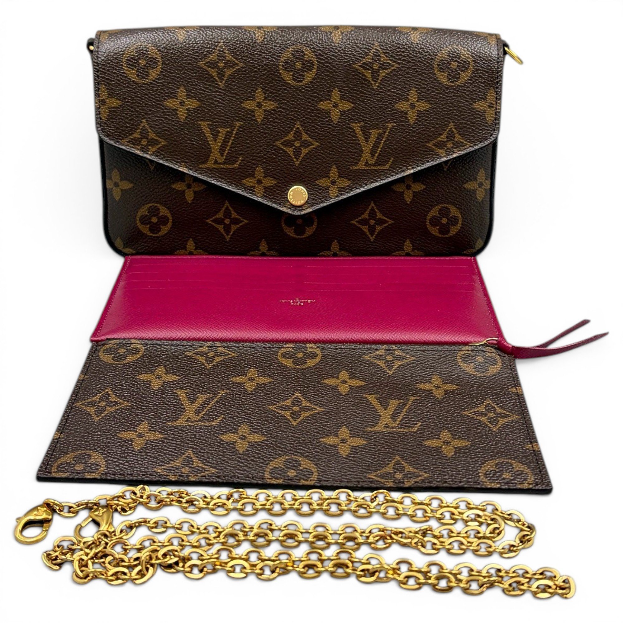 Félicie leather crossbody bag