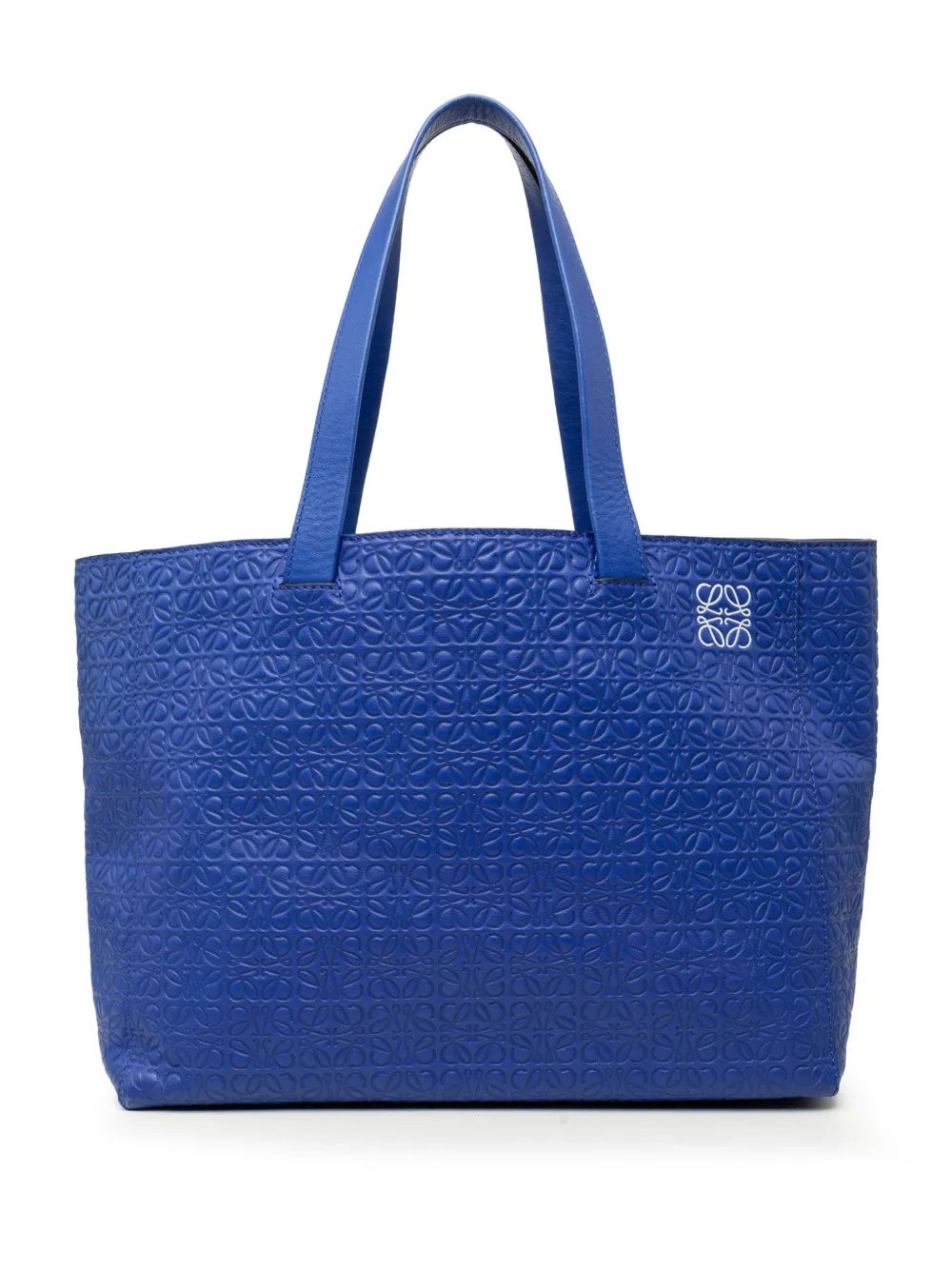 2015 Anagram Embossed Leather T Shopper tote bag