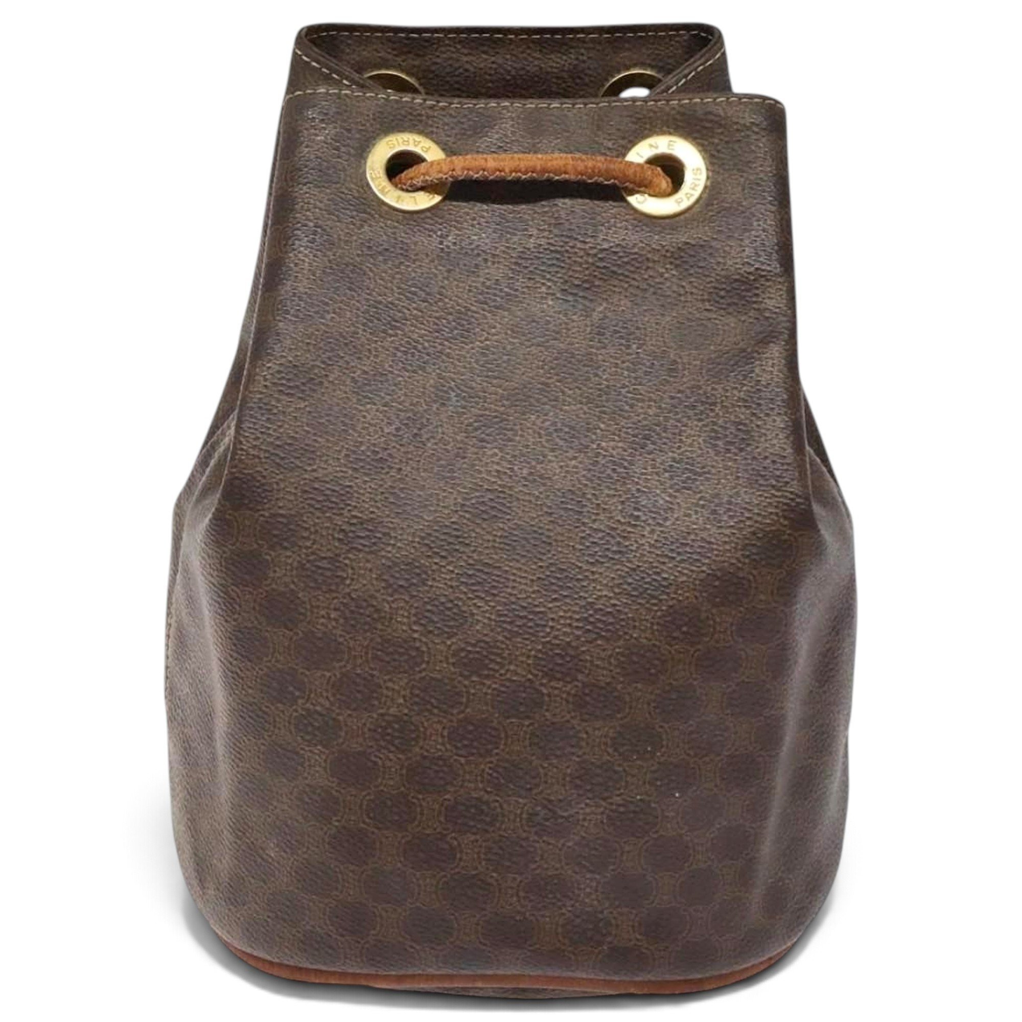 Leather backpack