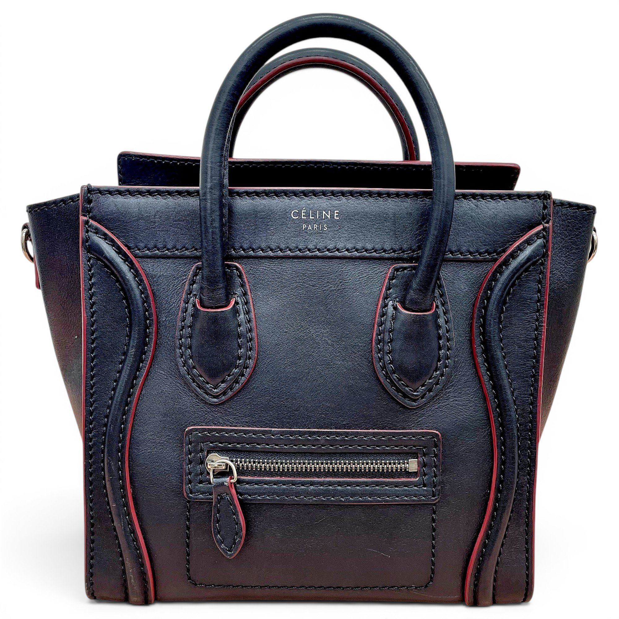 Nano Luggage leather handbag